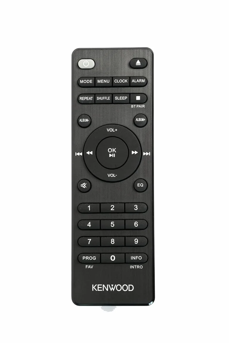 Kenwood M-525DAB - Micro system HiFi z CD, USB, DAB+ i Bluetooth strumieniowe przesyłanie strumieniowe audio, kolorowy wyświetlacz TFT 6,1 cm, pilot zdalnego sterowania