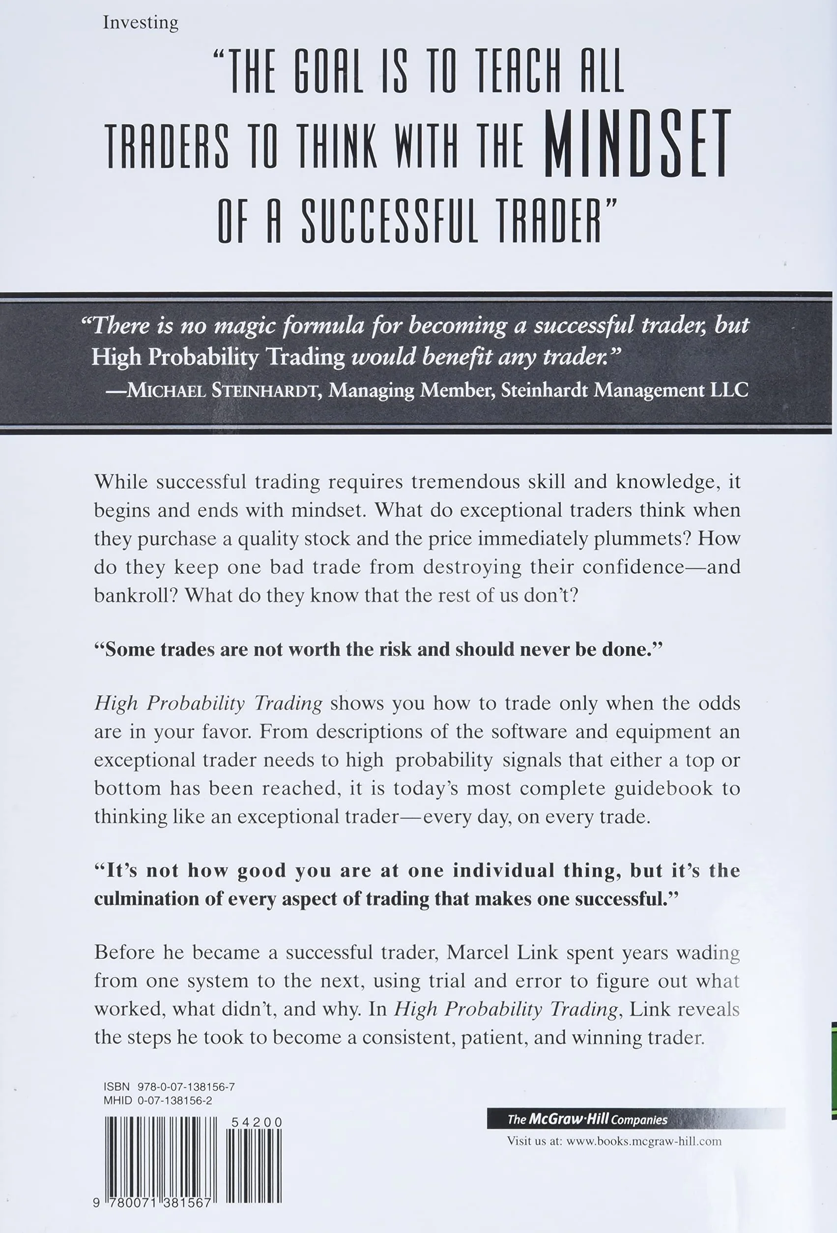High Probability Trading: Take the Steps to Become a Successful Trader