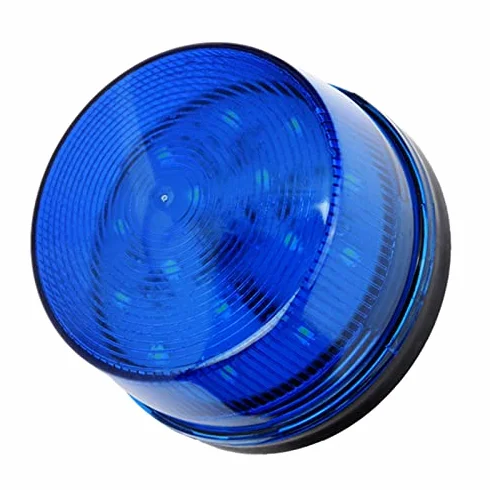 Niebieskie światło Ostrzegawcze LED, Migające światło Ostrzegawcze, światła Stroboskopowe 12 V/24 V do Sytuacji Awaryjnych