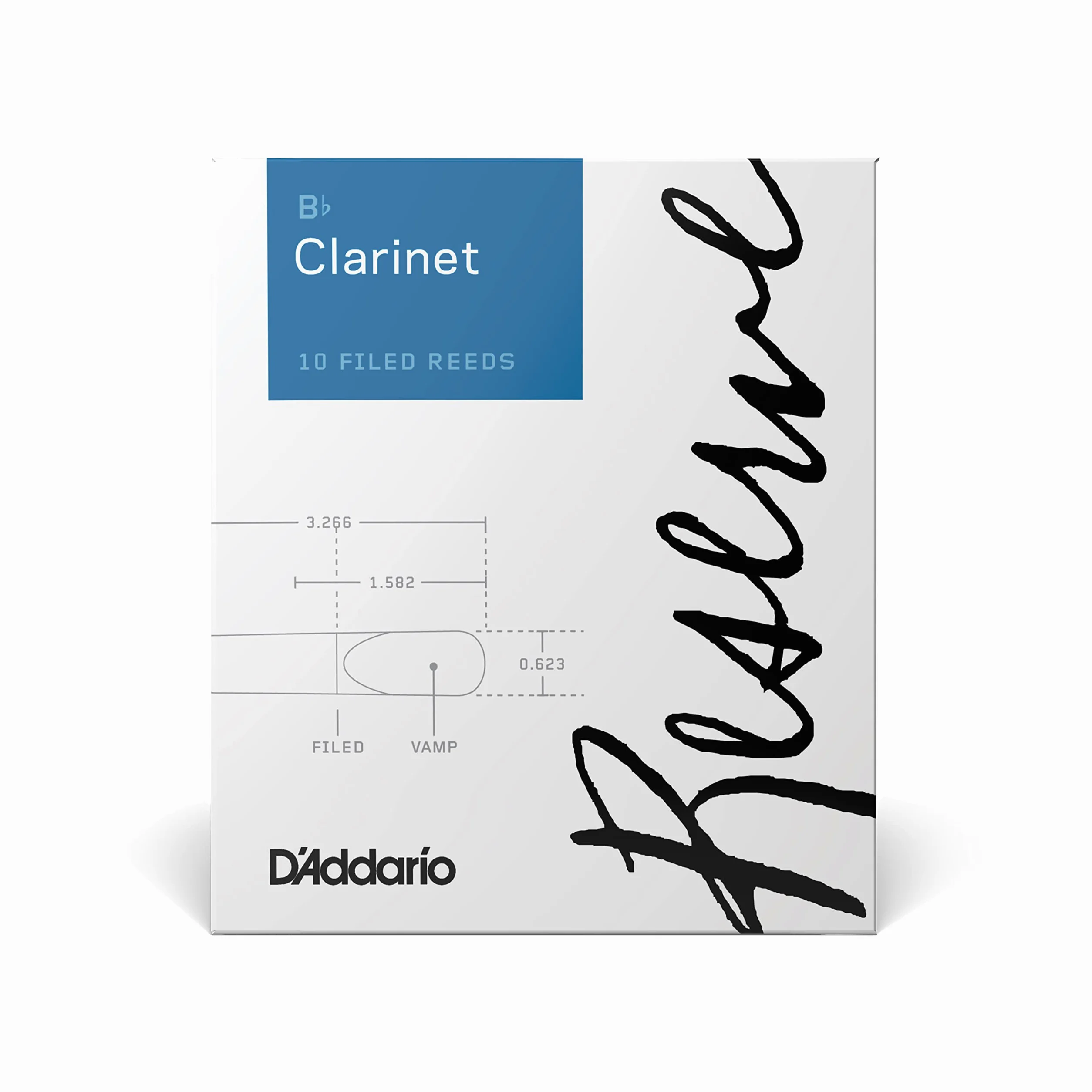D'Addario DCR1030 Strength 3.0 Reerve Bb klarnetu (10 szt.)