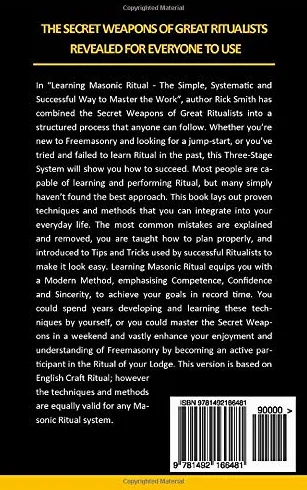 Learning Masonic Ritual: The Simple, Systematic and Successful Way to Master the Work