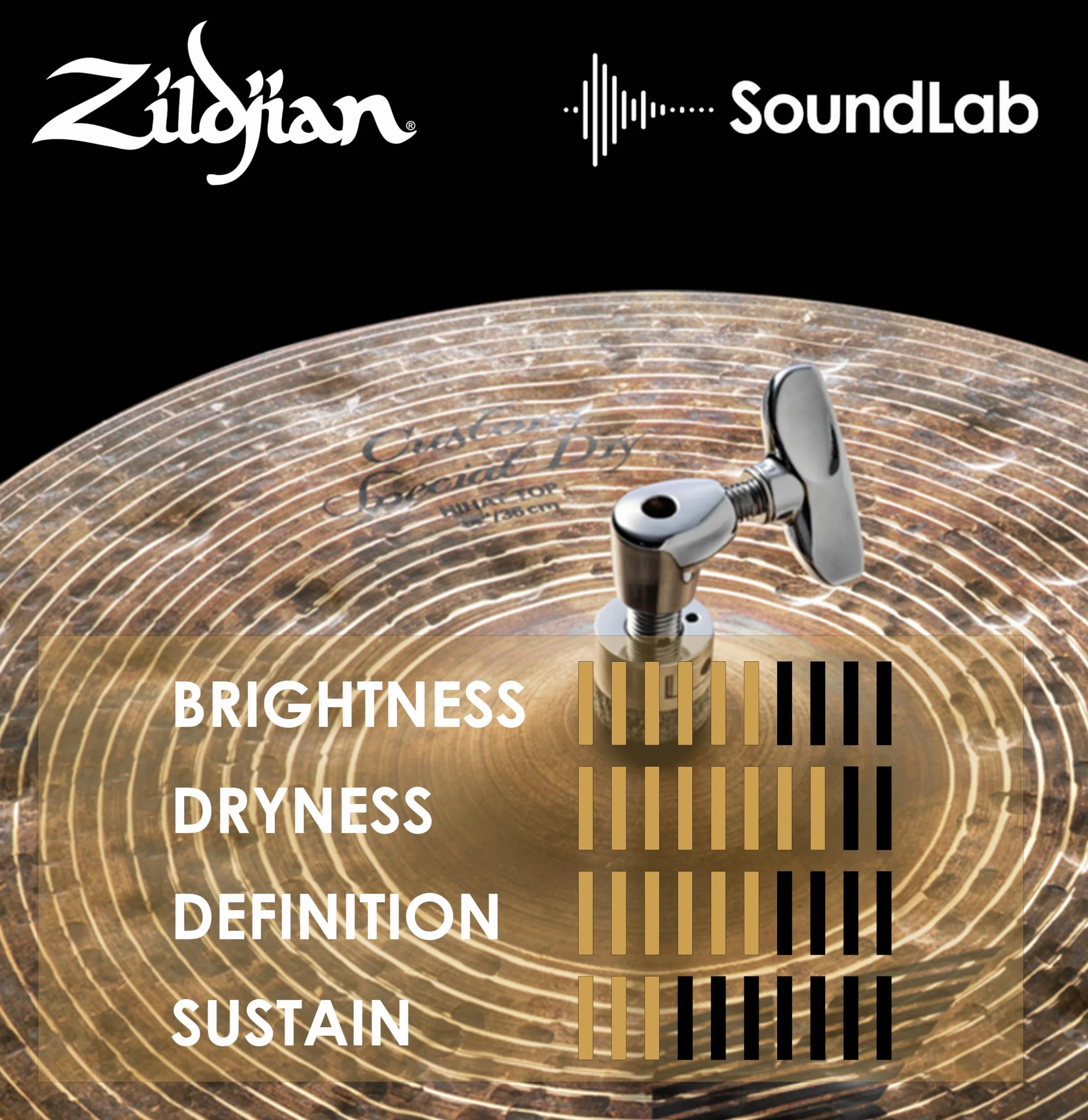 Zildjian K1408 K Custom Special Dry Hi-Hat 14" - HiHat