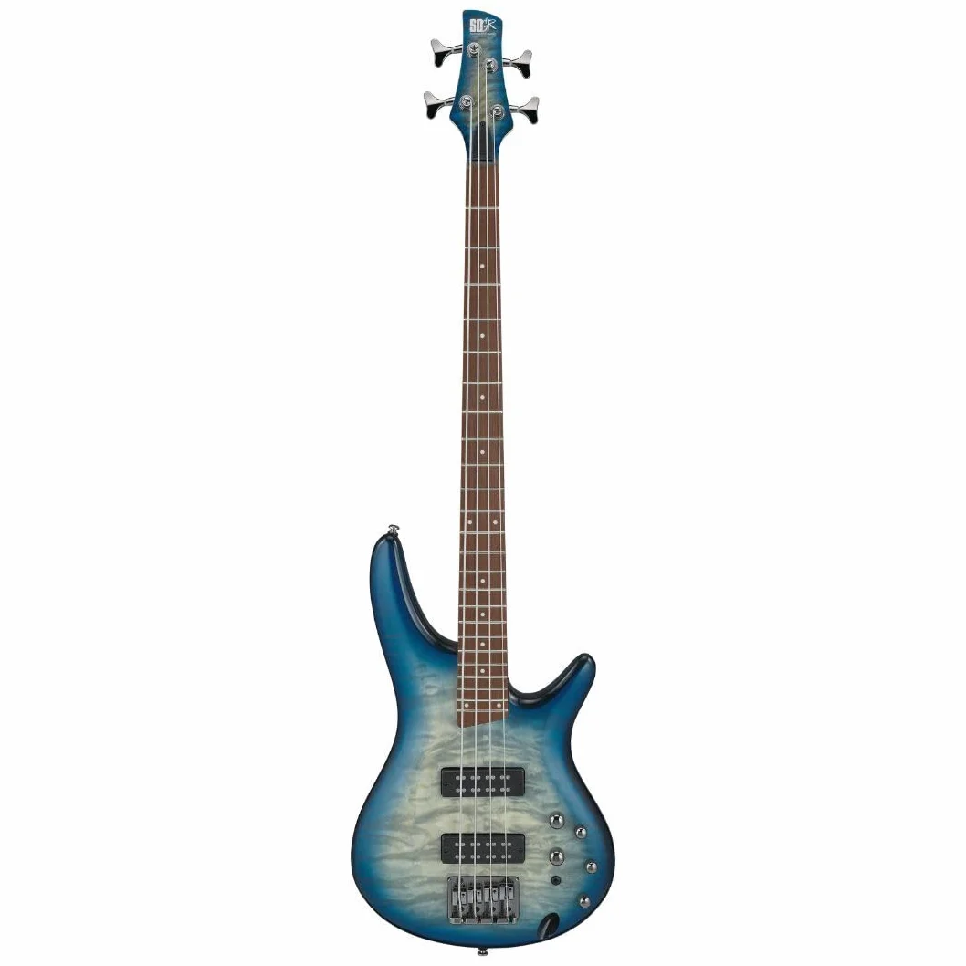 Ibanez Standard SR400EQM-SCB Stained Cosmic Blue - Gitara basowa 4 strunowa