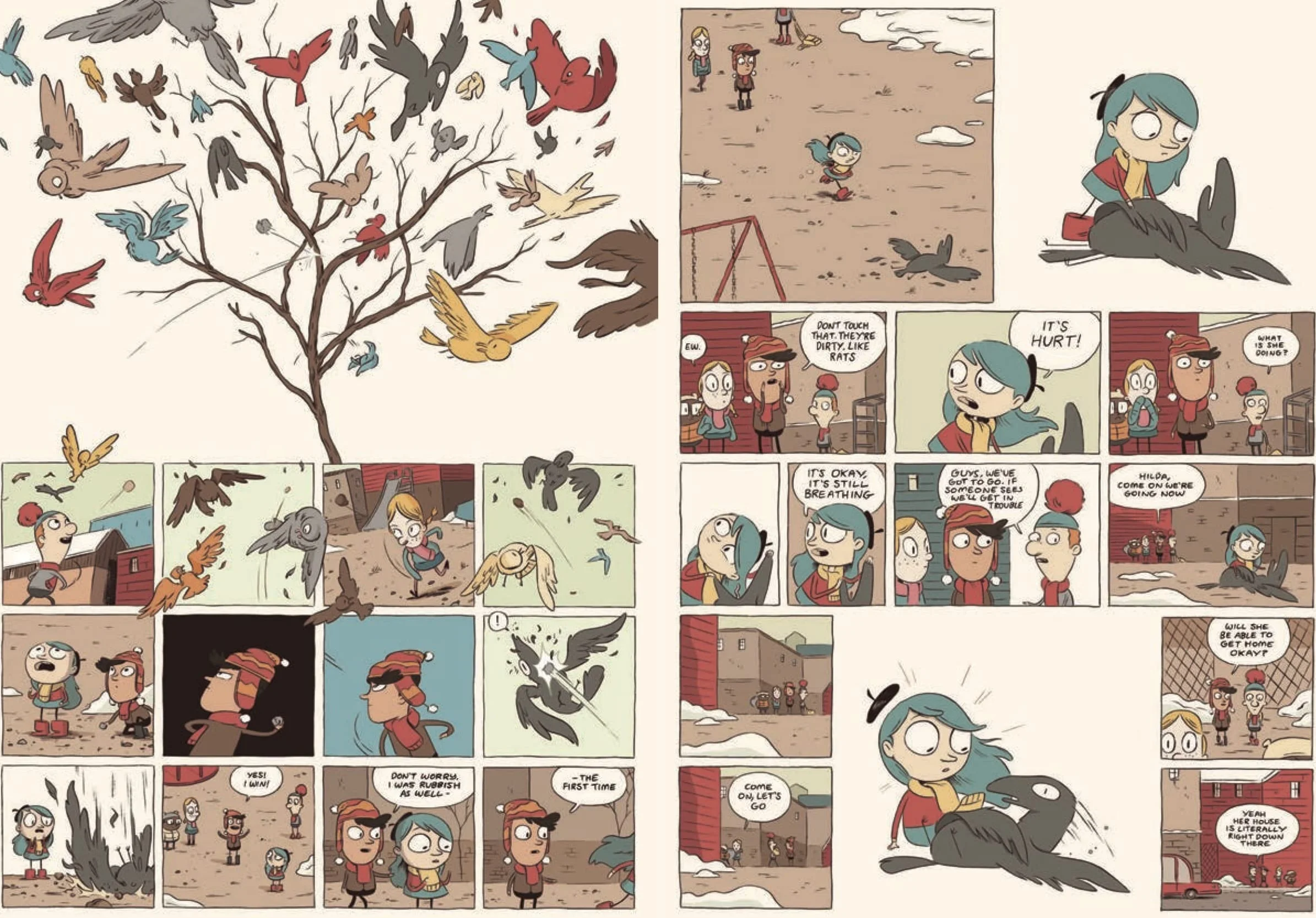 Hilda: The Trolberg Stories: Hilda and the Bird Parade / Hilda and the Black Hound