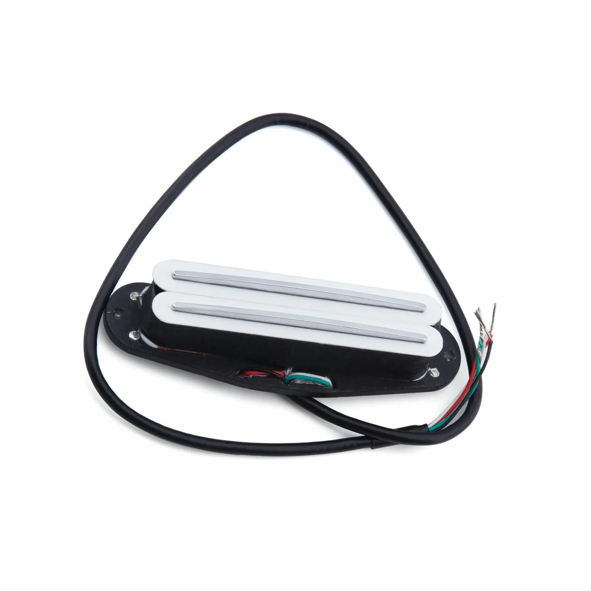 Przetwornik Gitary Elektrycznej 3 Częściowy Biały Zestaw Przetworników Alnico 5 Mini Dual Track Hue Coil Do Gitar Elektrycznych SSH HSS ST