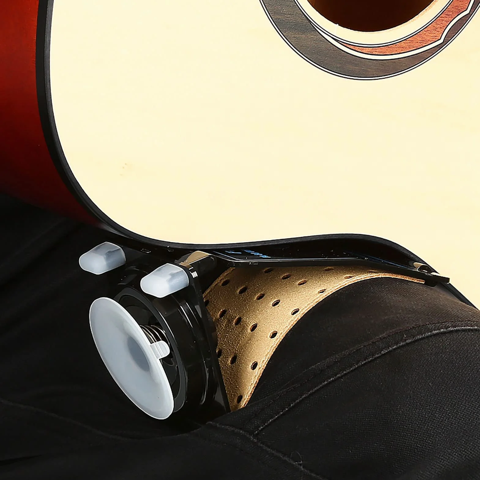 Profesjonalny Ergonomiczny Podpórka Pod Gitarę Podnośnik do Gitary Podnóżek do Gitary Podpórka Pod Gitarę do Klasycznego Gitarzysty Flamenco lub Gitarzysty Arch Top!