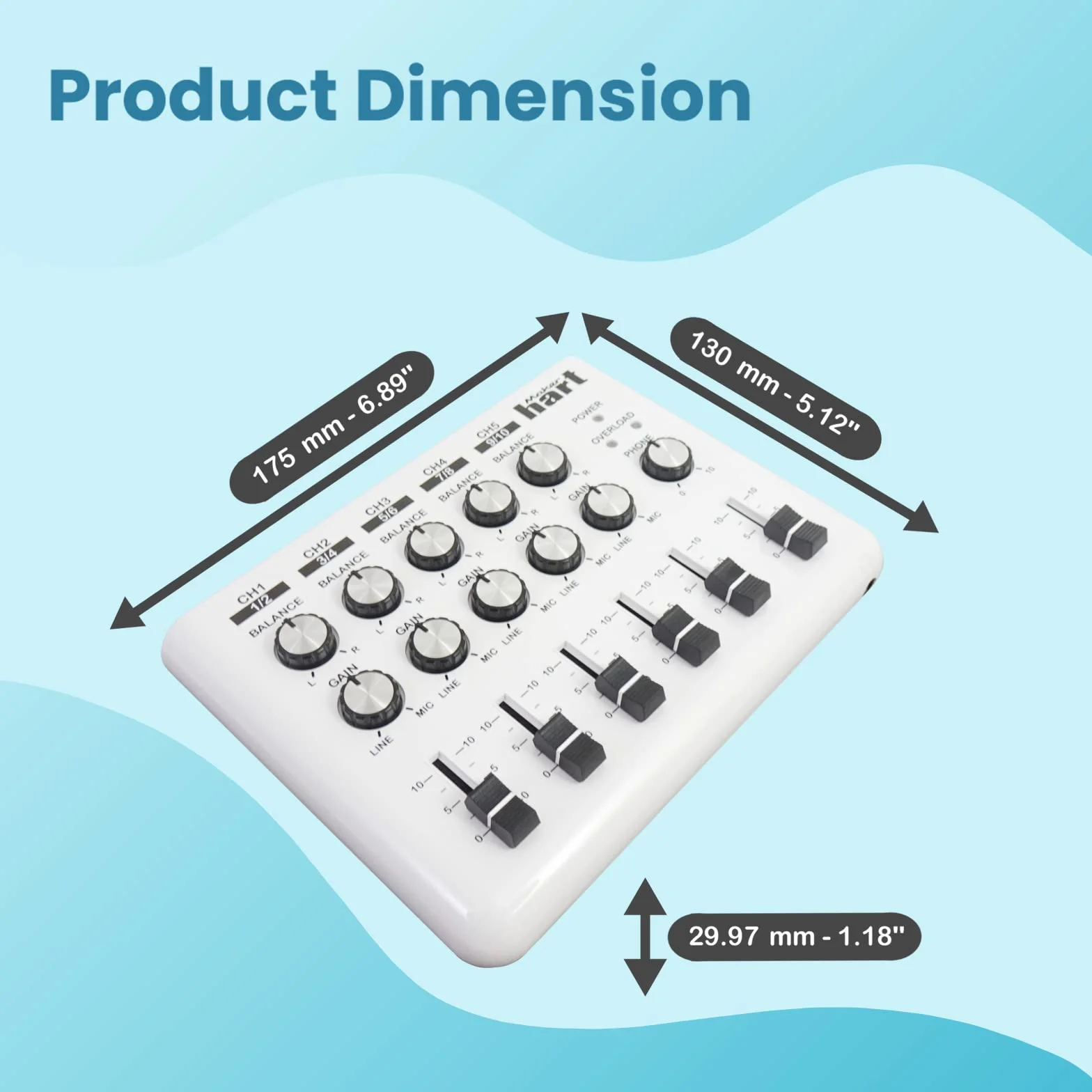 Przenośny mikser audio Loop Mixer Table 5 kanałów 3 wejścia stereo 3,5 mm 3 wyjścia słuchawki system dźwiękowy nagrywanie adapter mono/stereo