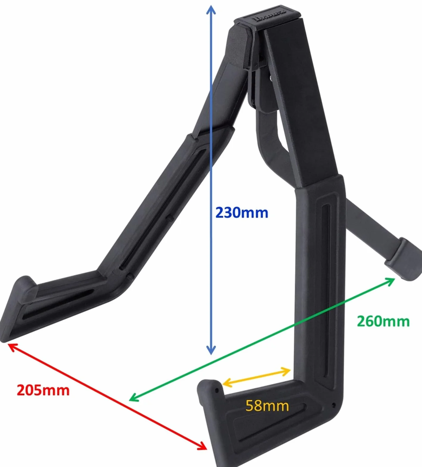 IBANEZ Stojak na gitarę Pocket czarny (PT32-BBK), Biker's Black