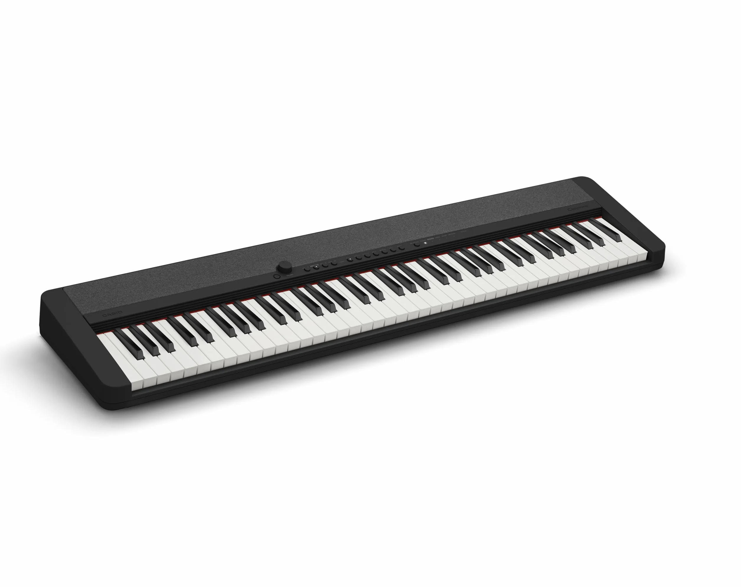 Casio Klawiatura fortepianowa CT-S1-76BK z 76 klawiszami czułymi na prędkość i 61 tonami w kolorze czarnym