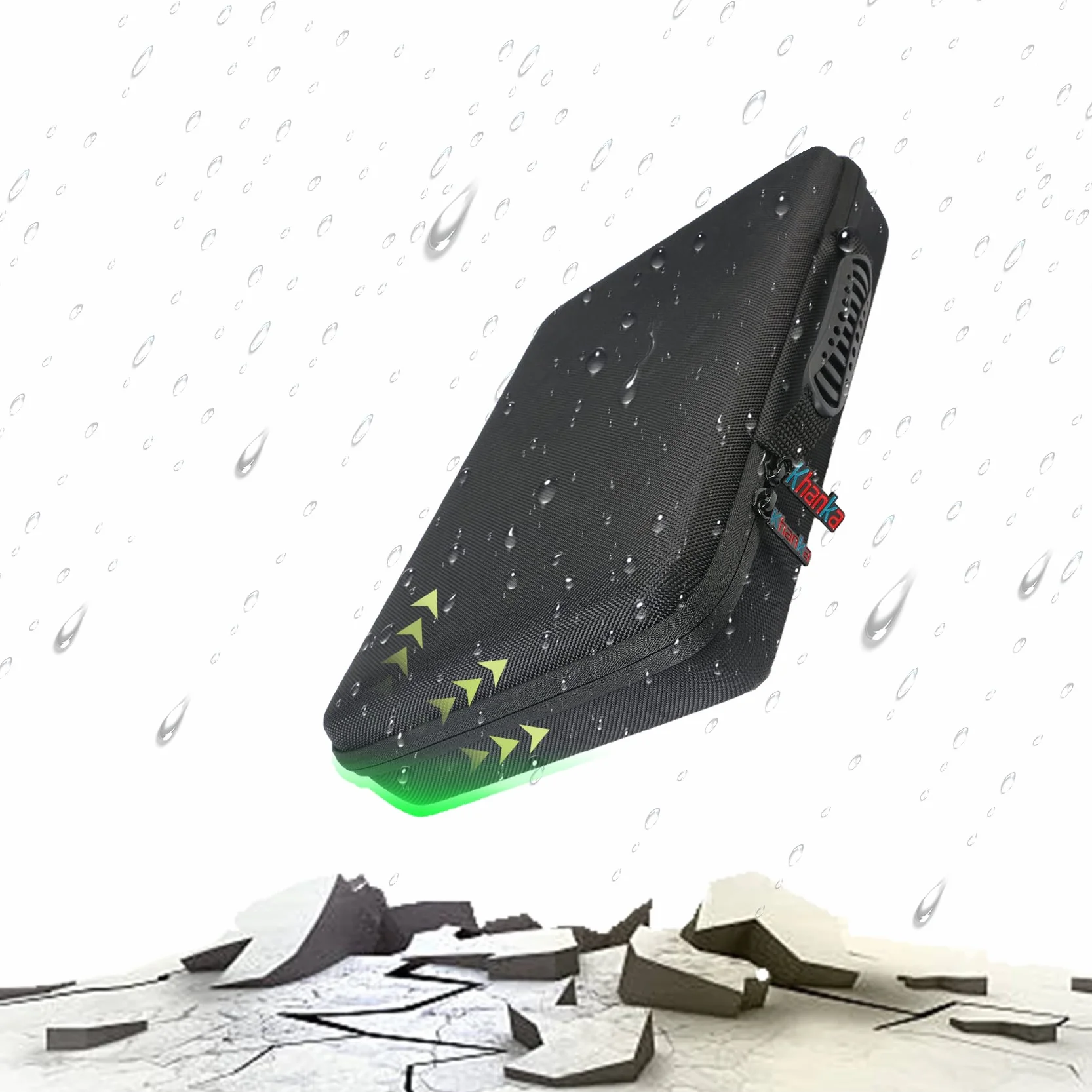 Khanka twarde etui podróżne do modelu AKAI Professional MPK Mini MK3 / MKII MK2 / MPK Mini Play, 25-klawiszowa klawiatura i kontroler USB MIDI, tylko etui, białe
