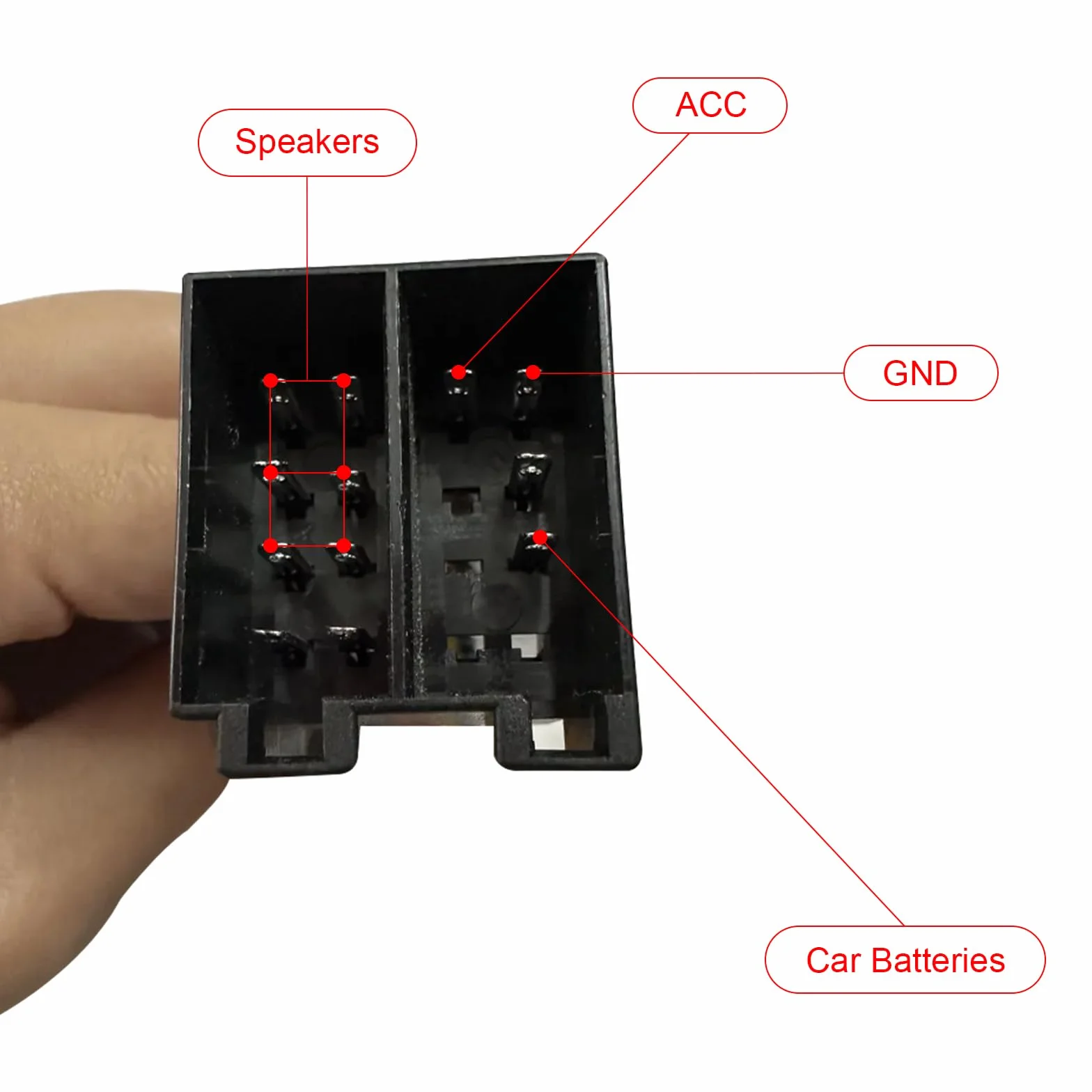 1 sztuka 20-pinowego adaptera kablowego ISO, adapter wiązki kabli 20-pinowy ISO do samochodowego radia Adapter uniwersalny, zamiennik, kabel do kompatybilnego z liniami sterowania wstecznego i
