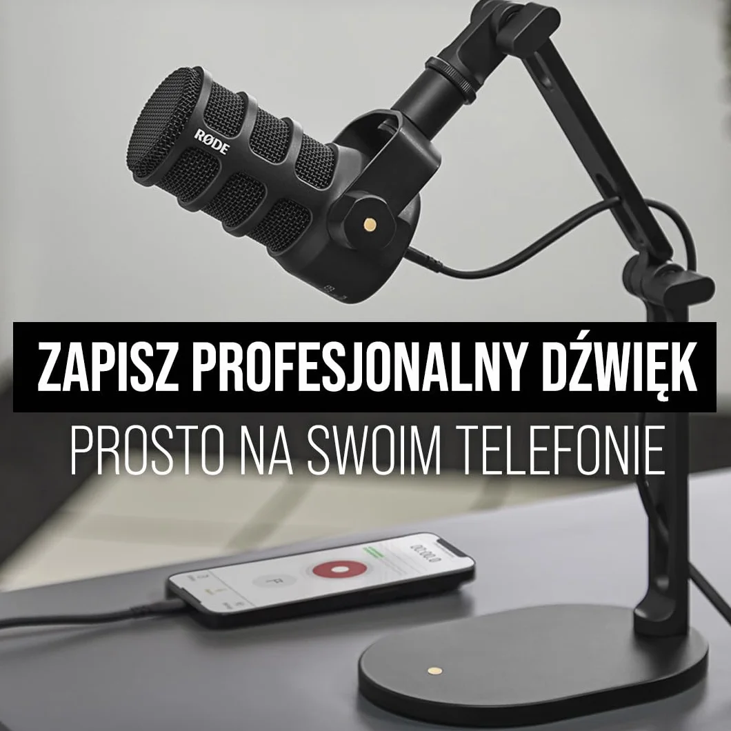 RØDE Mikrofon Dynamiczny, Czarny, 12,3 x 11 x 11 cm