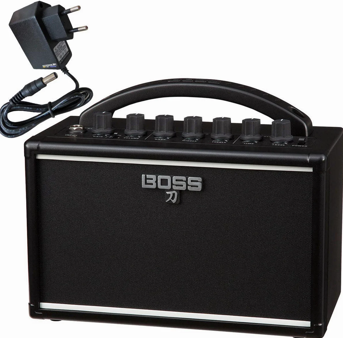 Boss Katana Mini wzmacniacz gitarowy + zasilacz Keepdrum 9 V