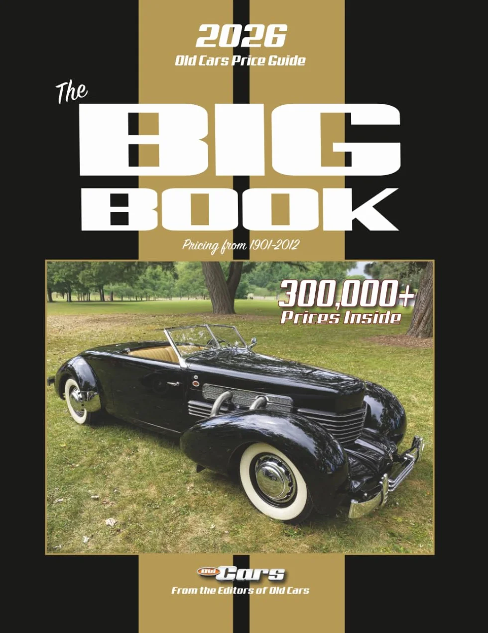 The 2026 Old Cars Price Guide Big Book: Pricing from 1901-2012