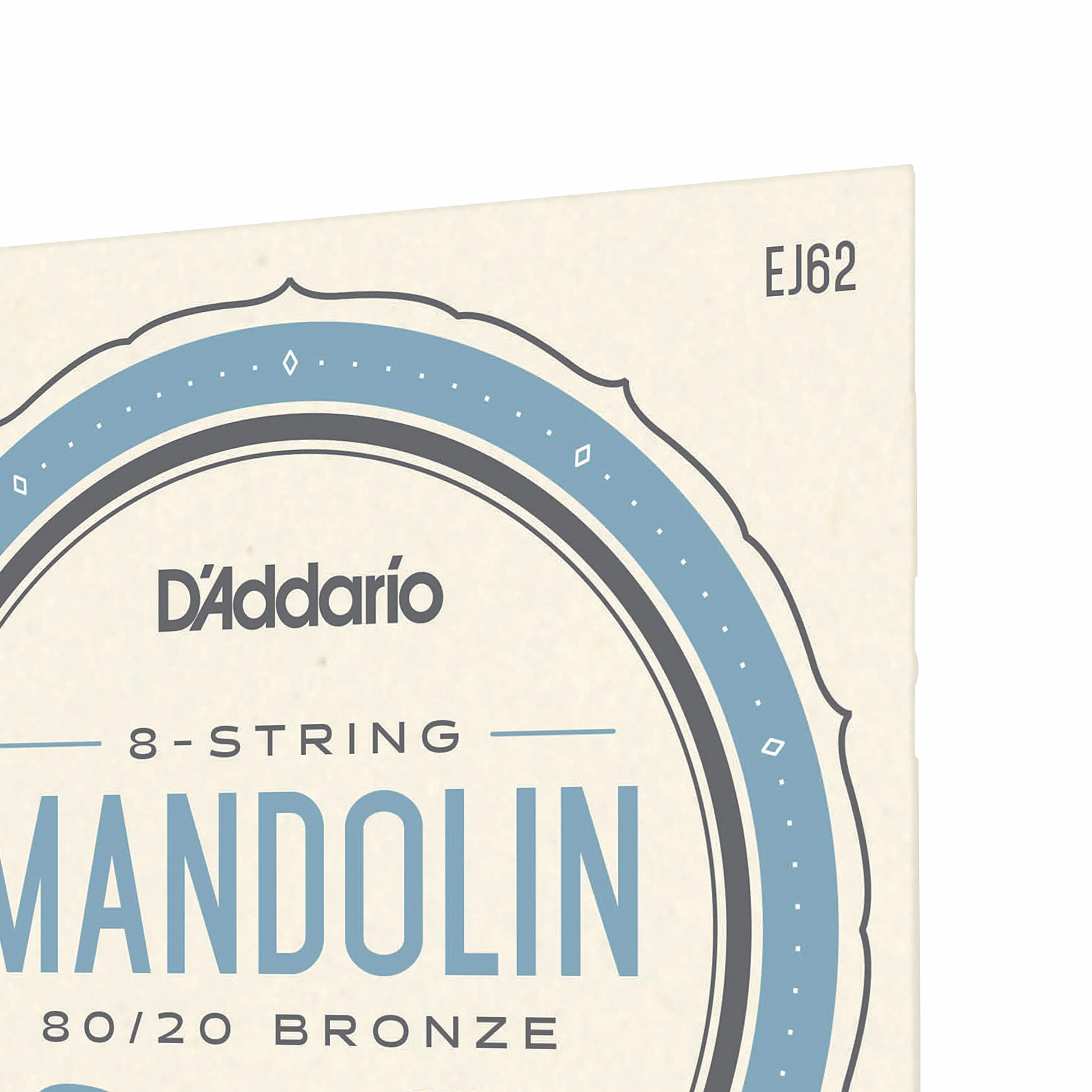 D'Addario EJ62 80/20 10-34 Brązowy lekki sznurek mandolinowy