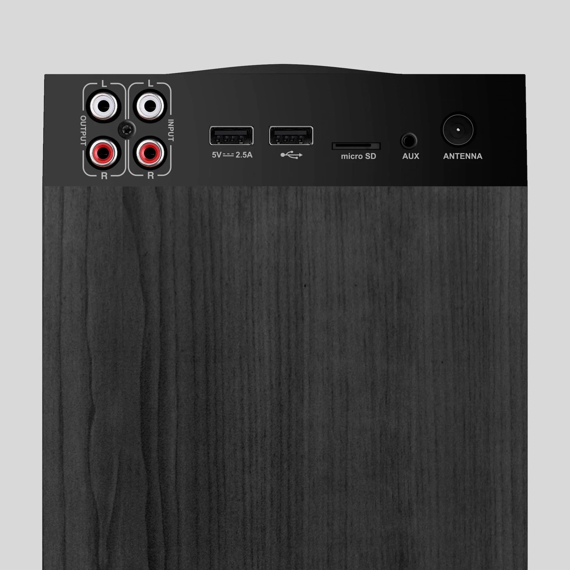 Energy Sistem Tower 7 100 W True Wireless Sound Tower z wyświetlaczem światła otoczenia, USB/MicroSD, Bluetooth, FM - czarna