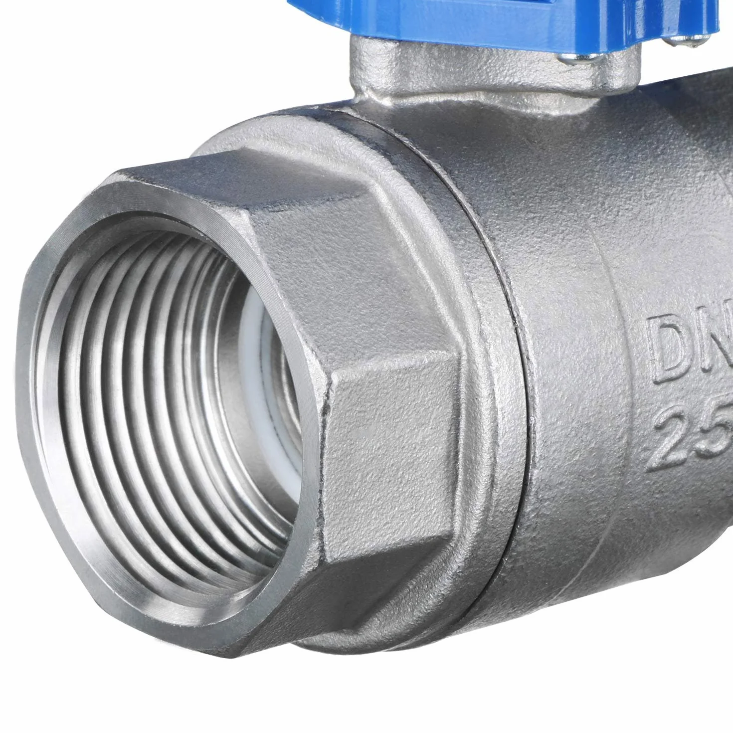 U.S. Solid Zmotoryzowany zawór kulowy – elektryczny zawór kulowy G 2,5 cm ze stali nierdzewnej z funkcją ręczną, pełny port, 9-24 V AC/DC i 3-przewodowa konfiguracja przerwy dodatniej