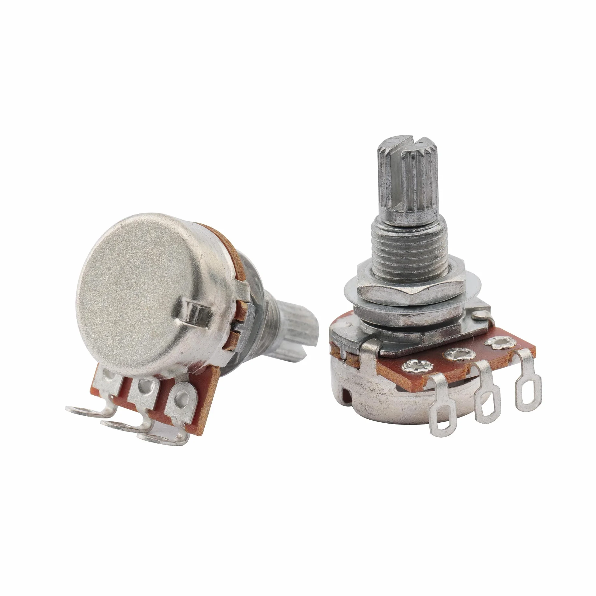 Musiclily Metryczna B250K Mini Potencjometr Gitarowa Liniowy Split Shaft Poti do Gitary Elektrycznej Basowej(2 szt.)