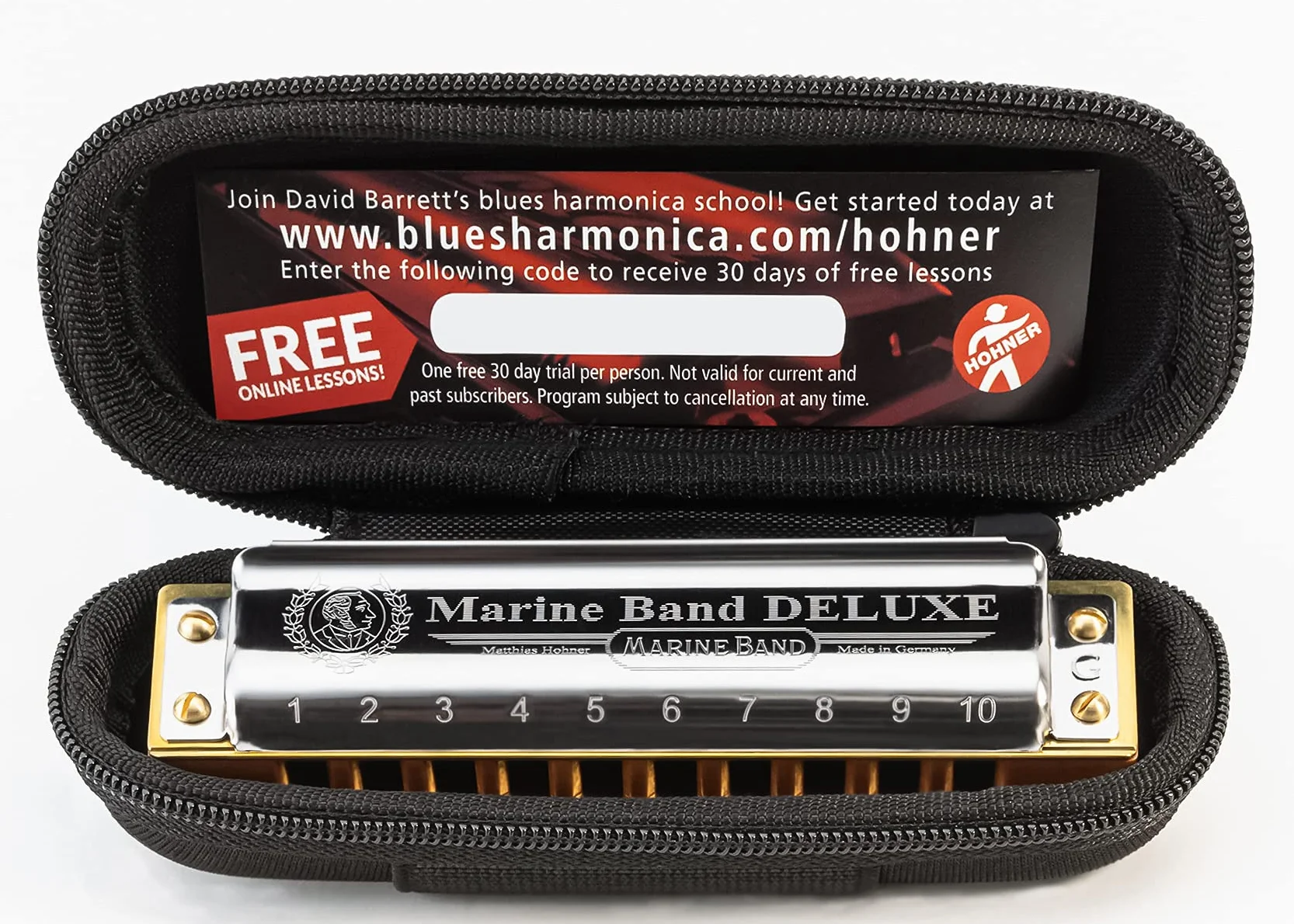 Hohner Marine Band Deluxe M200501 x C Harmonica