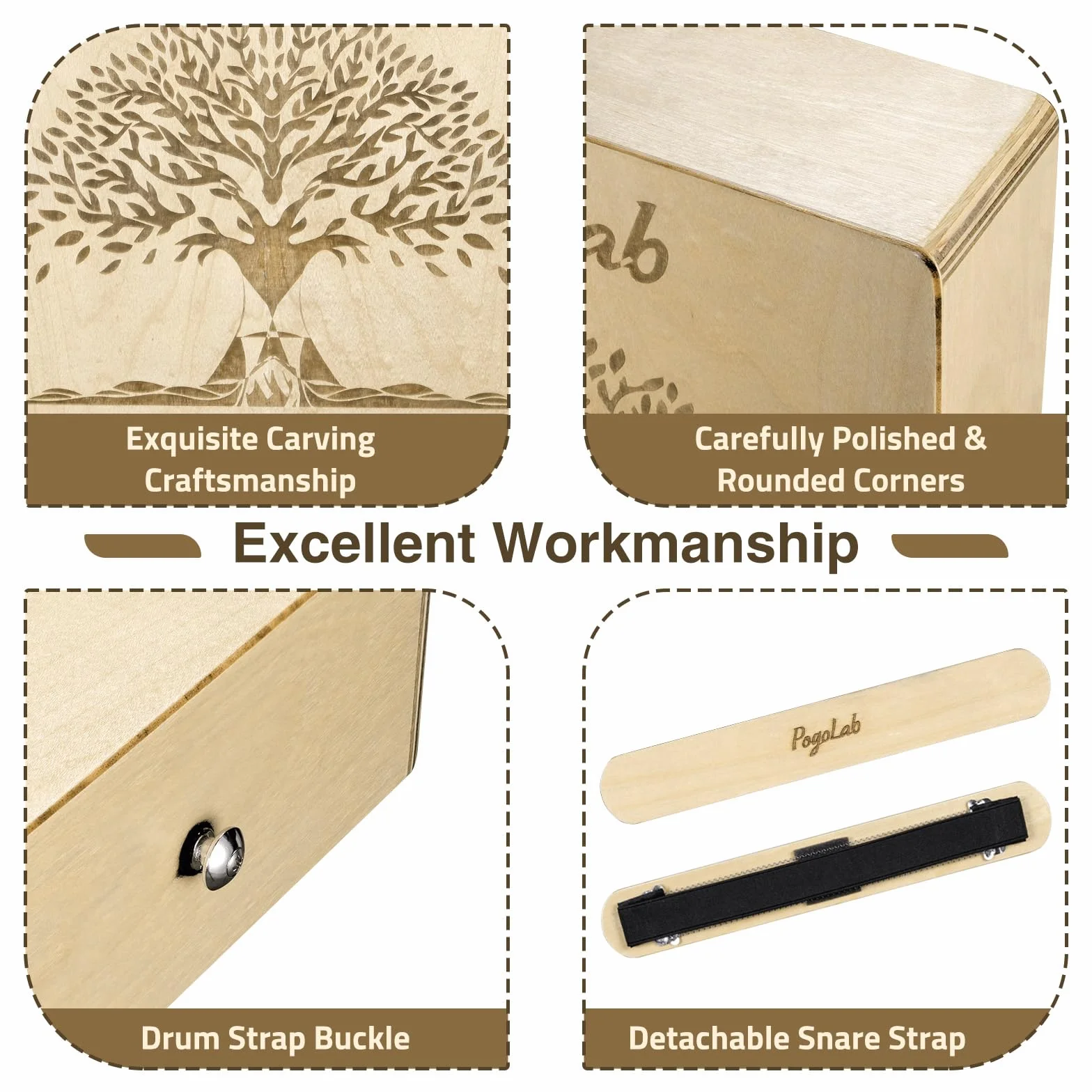 POGOLAB Cajón, 3 w 1 Travel Cajon