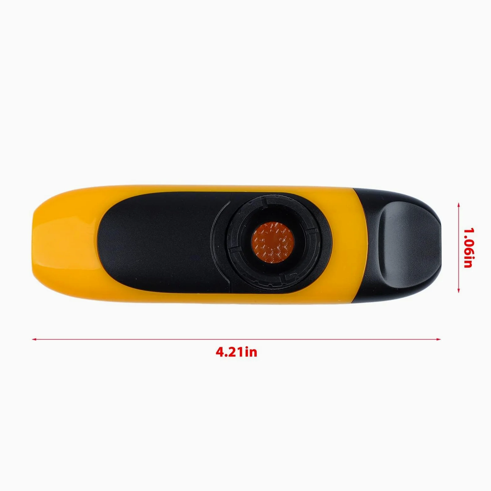 Elektryczny Kazoo 11 Cm Profesjonalny Przenośny Zestaw Kazoo z żywicy ze Stopu Aluminium z Przetwornikiem Membranowym Rejestratora Zapewniającym wydajność (Żółty)