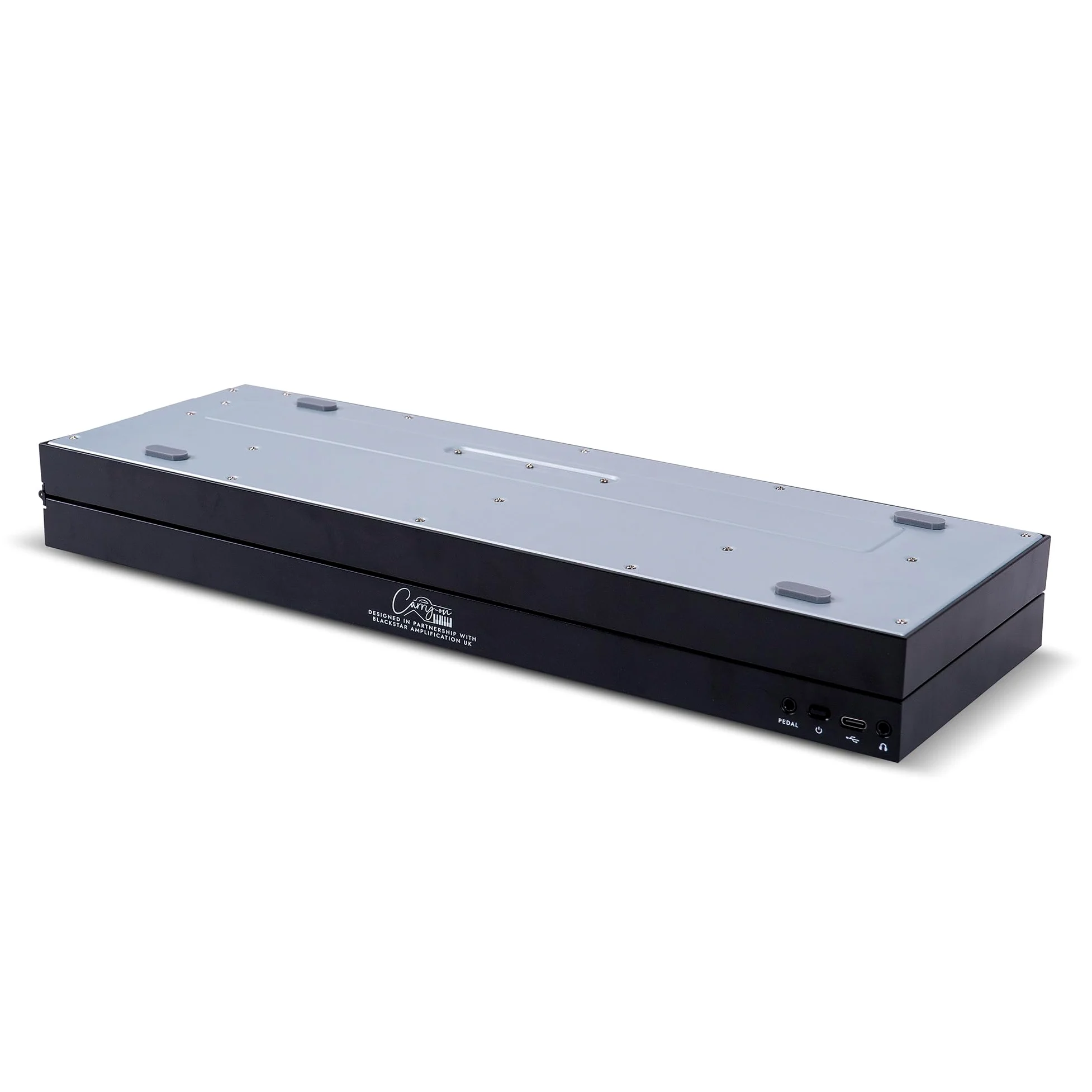 Carry-on FP-49 Dotykowy 49-klawiszowy wrażliwy na dotyk czarny przenośny składany cyfrowy pianino USB MIDI kontroler z akumulatorem