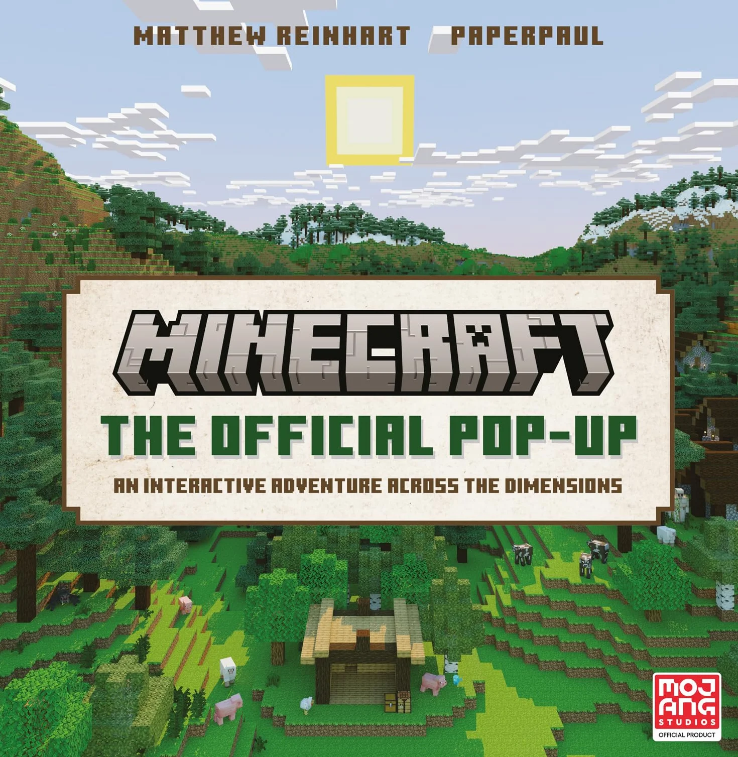 Official Minecraft Pop-Up: An official Minecraft pop-up book, fully illustrated with interactive elements – perfect for kids and gamers, new for 2024