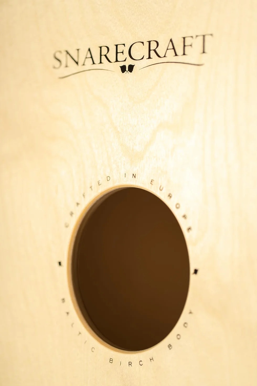 Meinl Percussion Snarecraft Cajon Instrument – Kompaktowy Cajon z Dwoma Sprężynami Werblowymi – Panel Przedni Almond Birch (SC80AB)