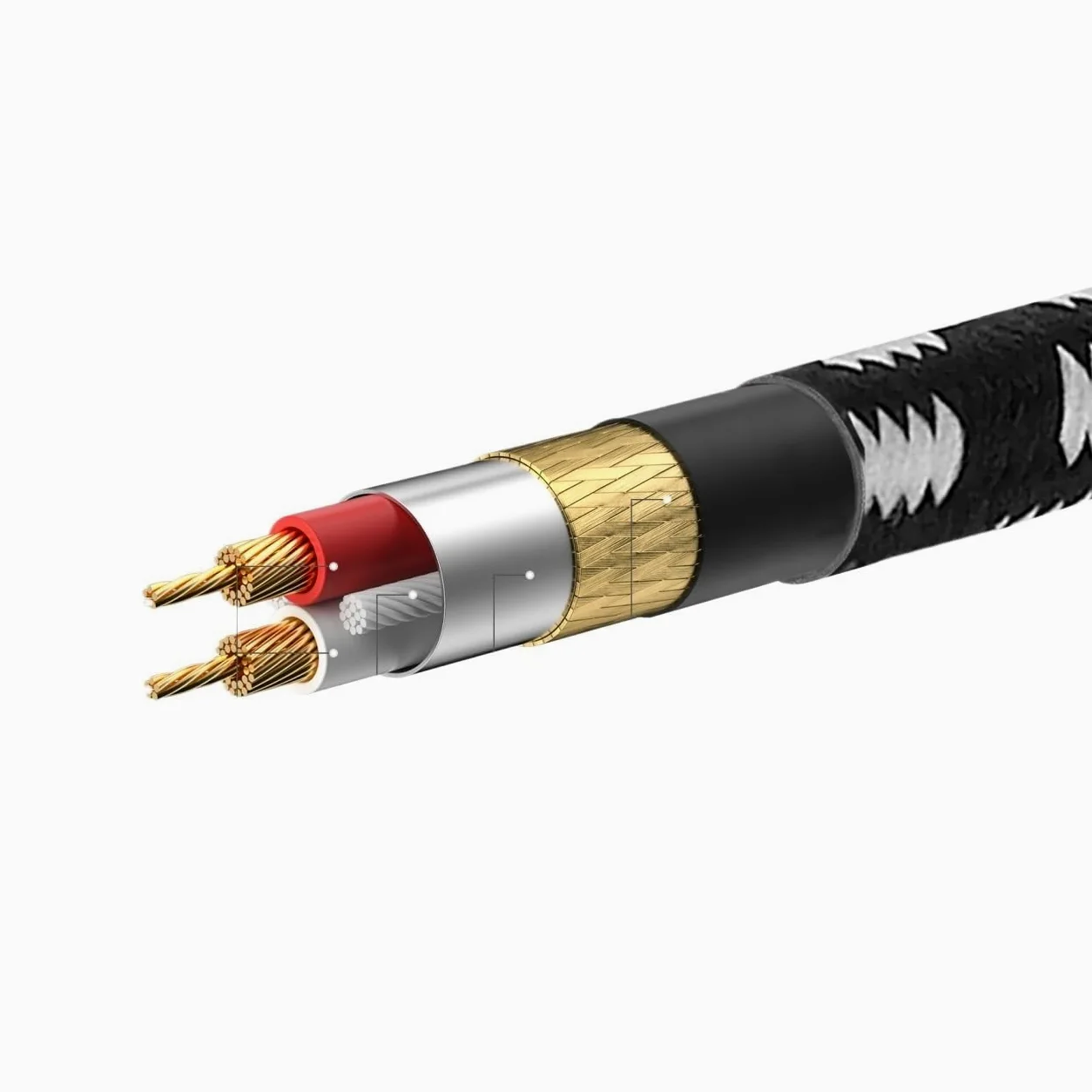 Pleciony kabel XLR męski na żeński M/F 3-pinowy Ja-ck Multi-Shielding OFC, miedziany, do miksera mikrofonowego, 1 m, 2 m, 300 cm, 5 m, 10 m, 15 m, 20 m