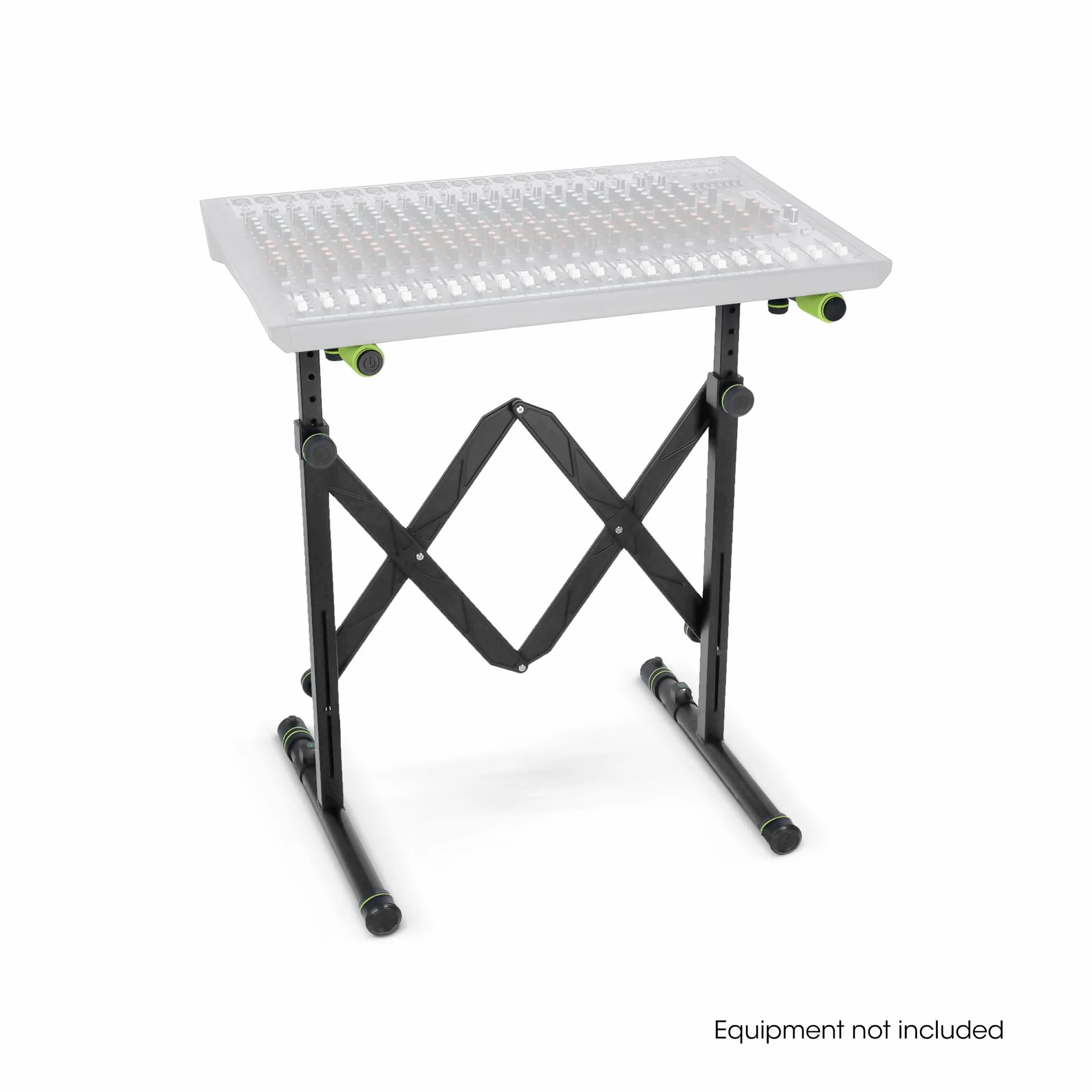 Gravity KS AKS 01 B składany stojak na keyboard z mechanizmem nożycowym, obciążenie do 50 kg, czarny