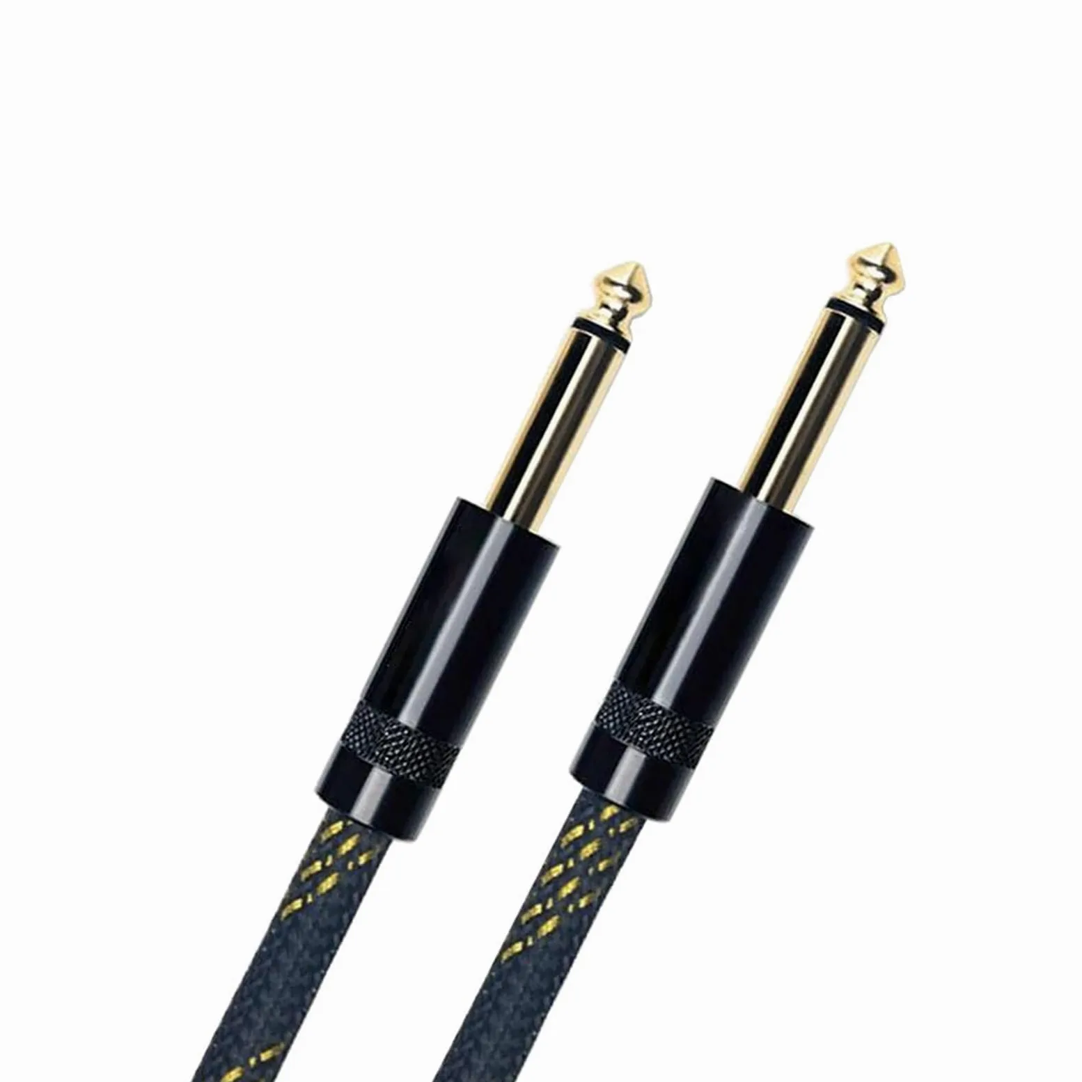 Przewód połączeniowy audio Pozłacany kabel wyjściowy 6,5 mm do mikrofonu gitarowego, wzmacniacza basowego, głośnika i odtwarzacza CD(300cm)