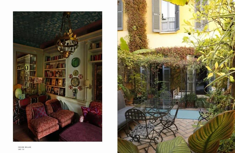 Inside Milan /anglais: Colorfully Creative Italian Interiors