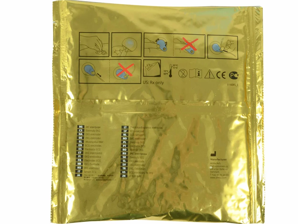 Ambu 33204 elektrody, niebieski czujnik, VL, Snap, 25 sztuk