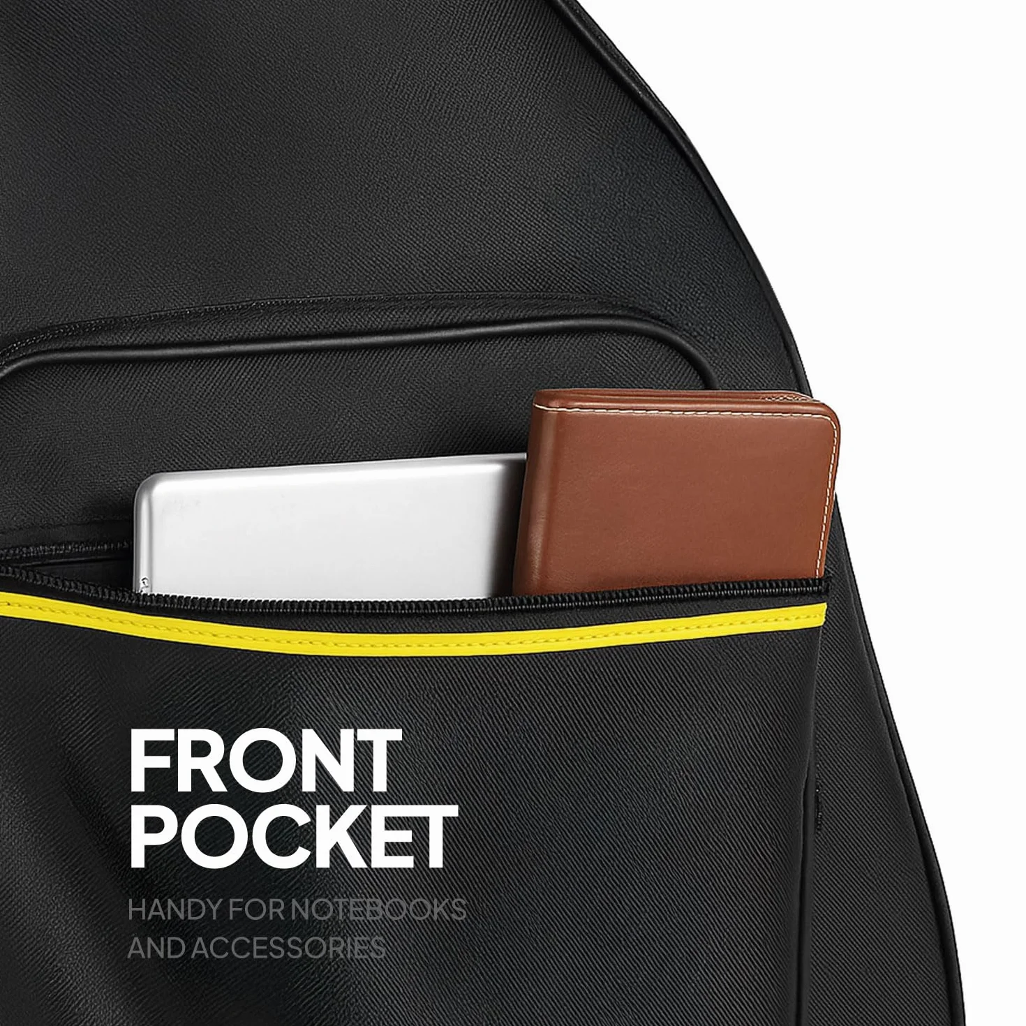 OcioDual Torba na gitarę Gig Bag Guitar Case do akustyki klasycznej gitary westernowej czarna, czarny