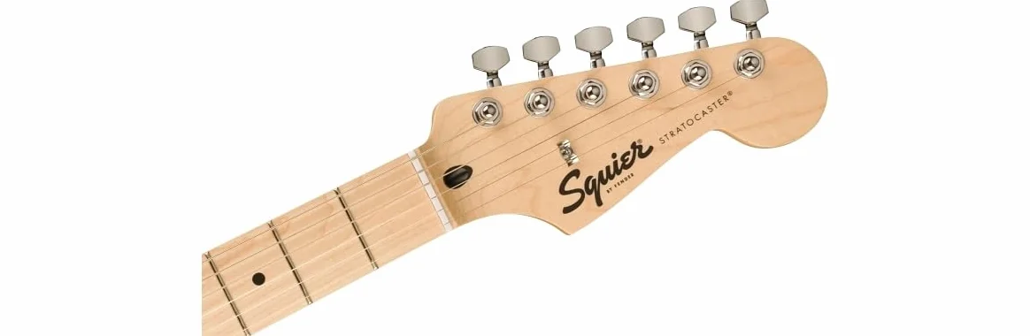 FSR Squier Sonic® Stratocaster® HSS gitara elektryczna, klonowa klawiatura, biała tragówka, ultrafiolet