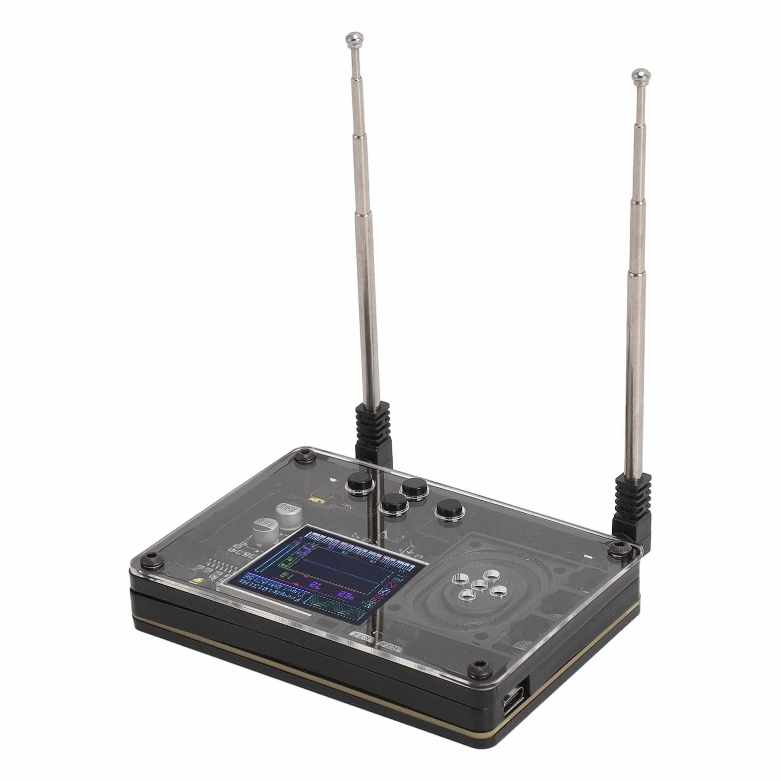 Mini Theremin, Instrument Elektroniczny Theremin, moduł Muzyczny w Stylu Vintage, Kolorowy Wyświetlacz, Regulowane Głosy z Kompletnymi Akcesoriami, dla Początkujących i Muzyków