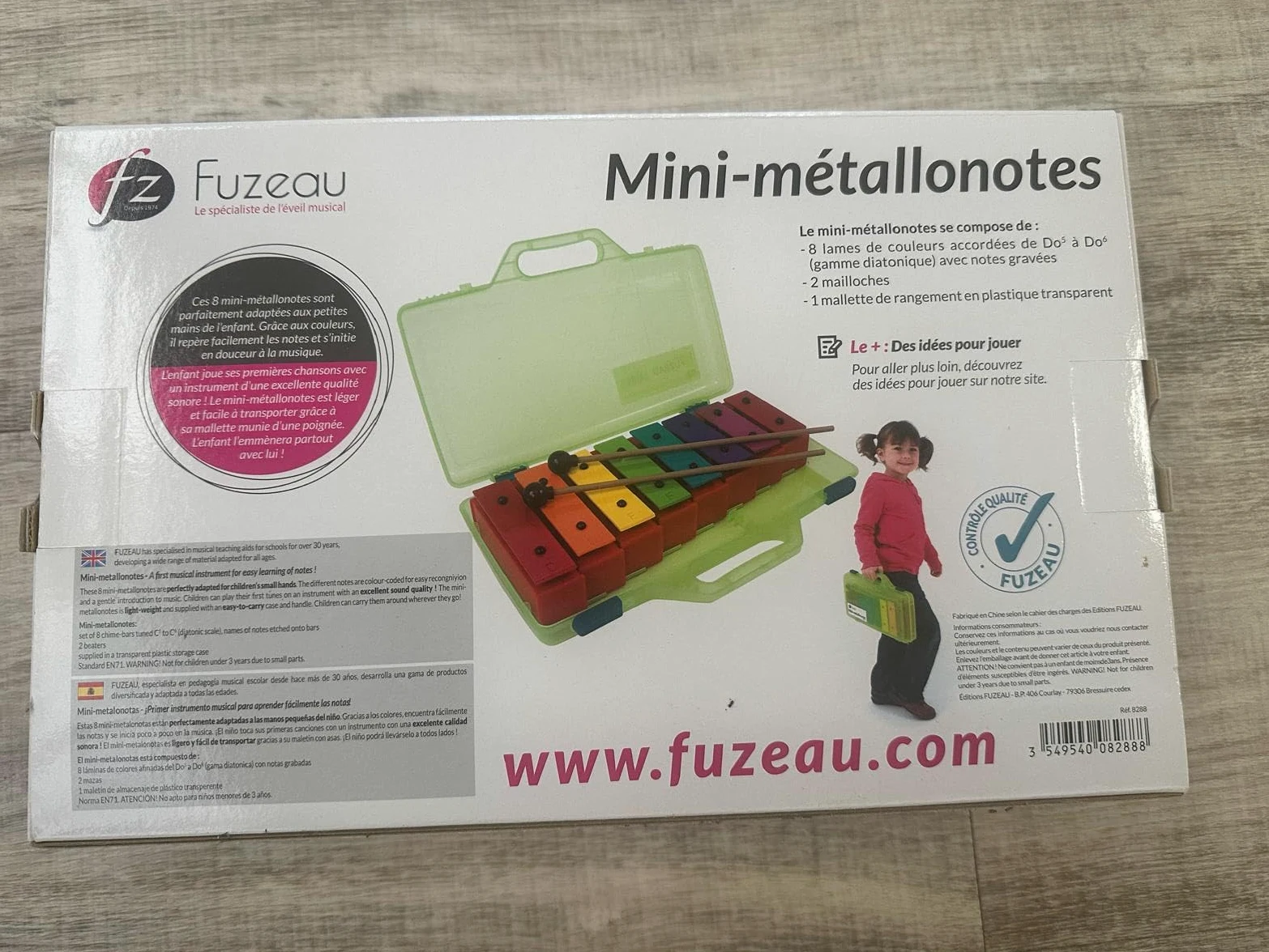 FUZEAU 8288 mini onotek metalowy, różne kolory