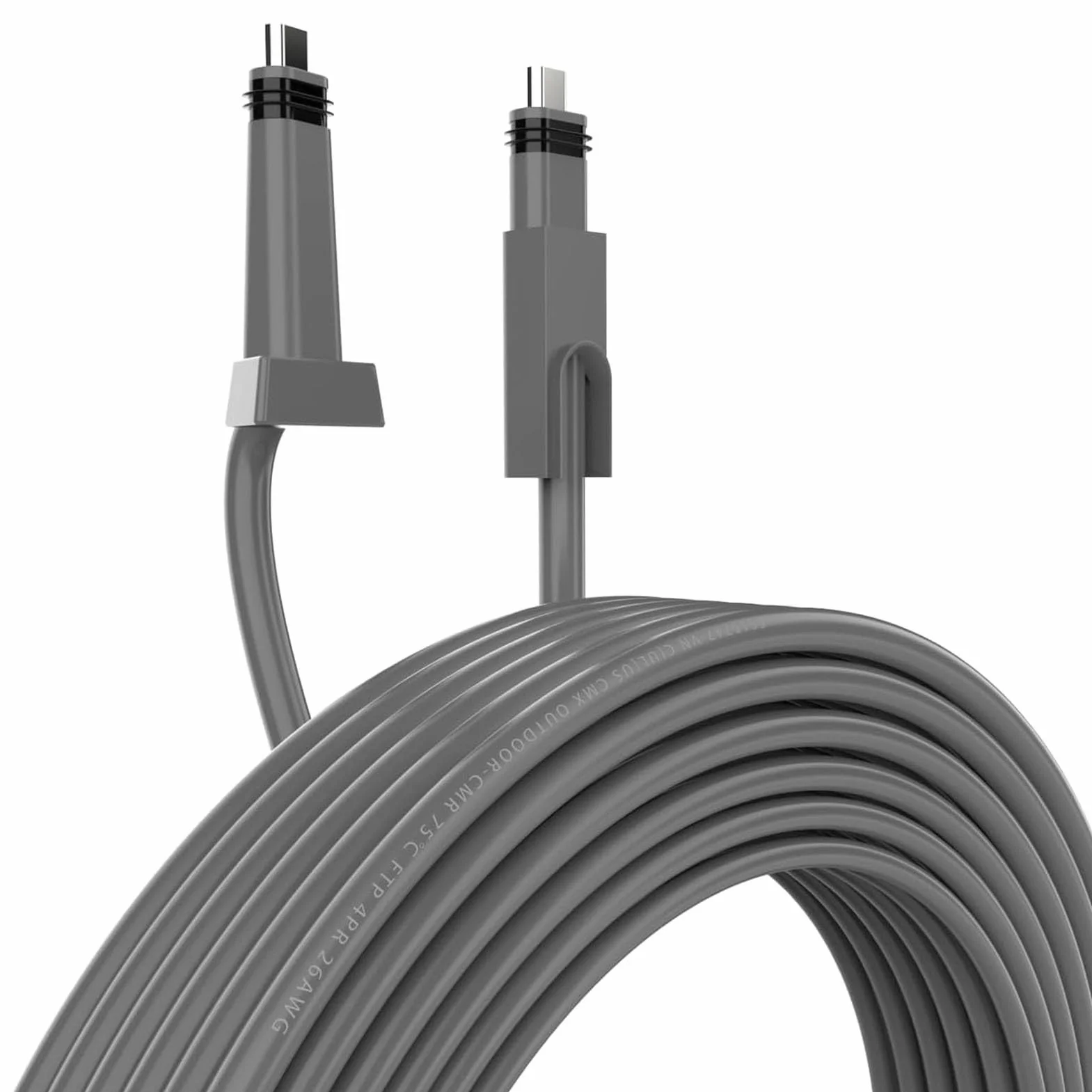 Zamienny Kabel Satelitarny, Prostokątny Kabel Zamienny Satellite V2 o Długości 30 Stóp, Przedłużacz