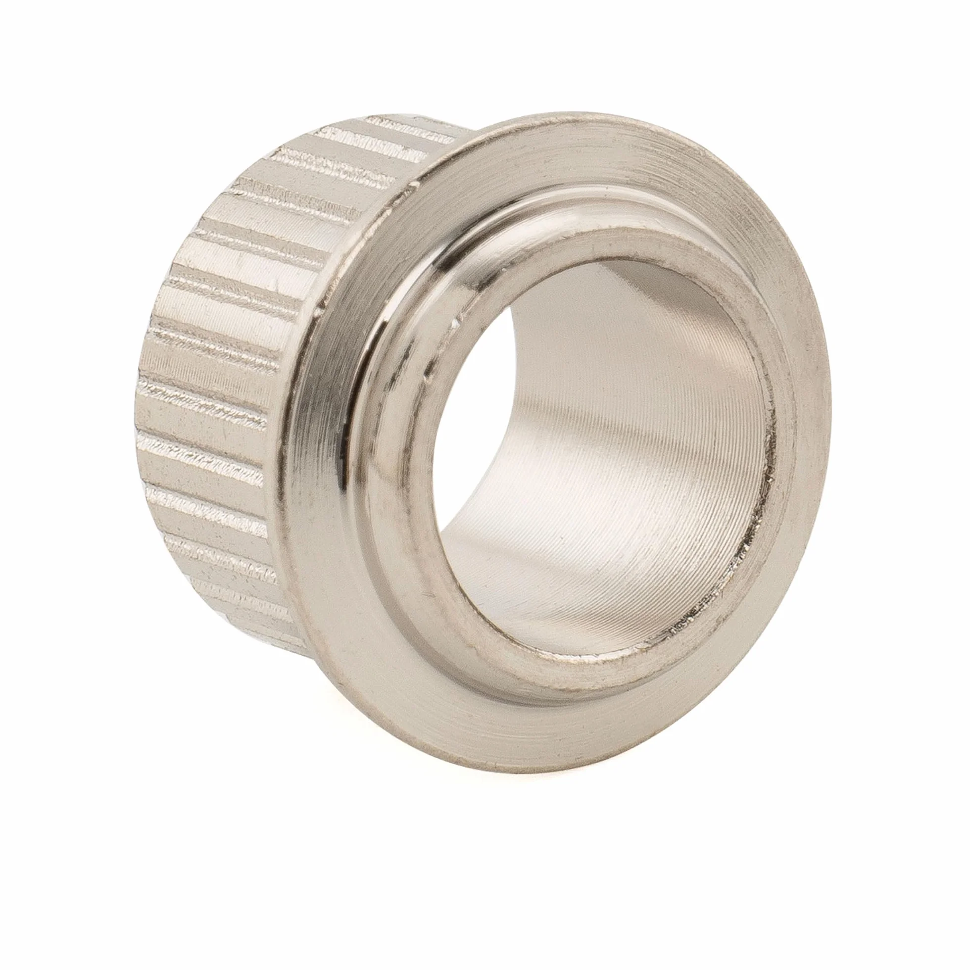Musiclily Ultra Solidna Mosiężna 9,2 mm Tulejki Kluczy do Vintage Klucze Gitary Elektrycznej typu Fender, Nikiel (6 szt.)