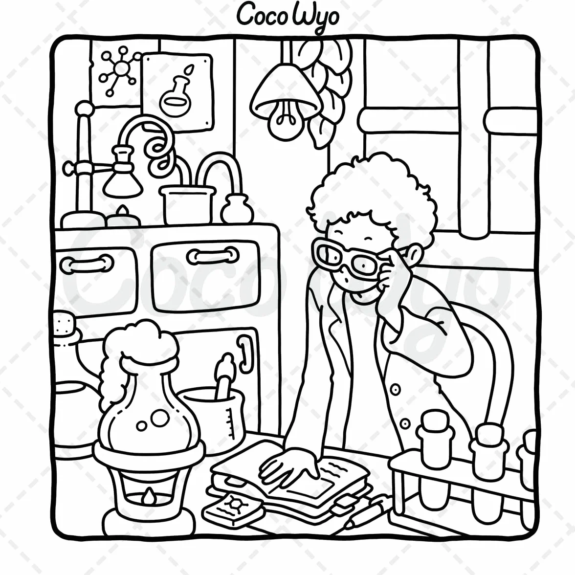 Girl Moments: Vol. 2 Coloring Book for Adults and Teens Featuring Cute Cozy Daily Activities for Relaxation