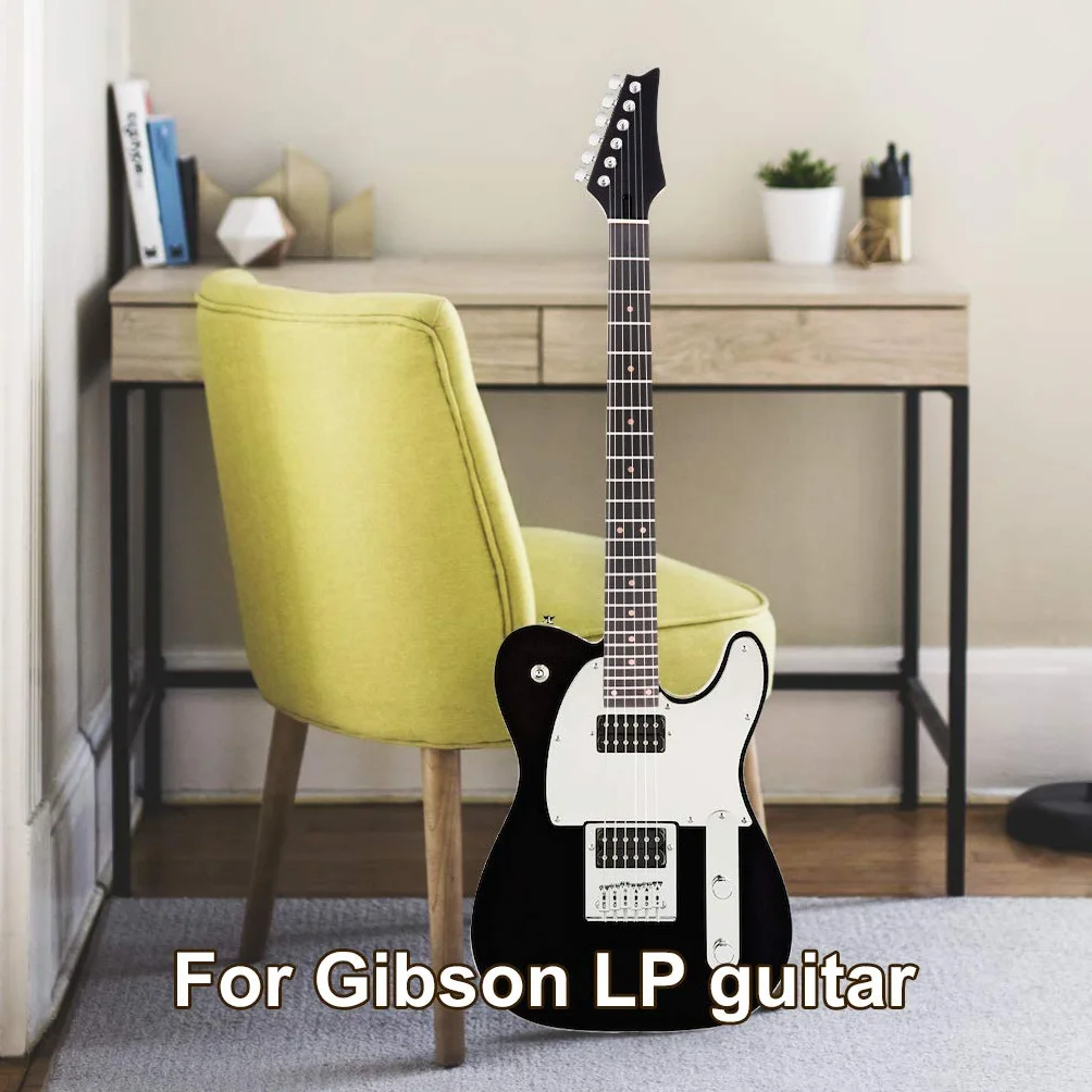 Gitara elektryczna szyja klonowa głowa palisander podstrunnica 24 progi IBZ zamiennik czarny