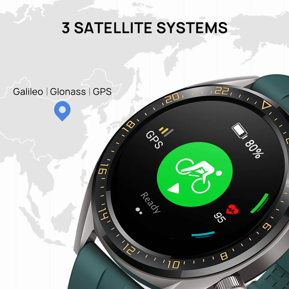 HUAWEI Watch GT Active 55023801 Smartwatch, 46mm, Ciemnozielony/Czarny