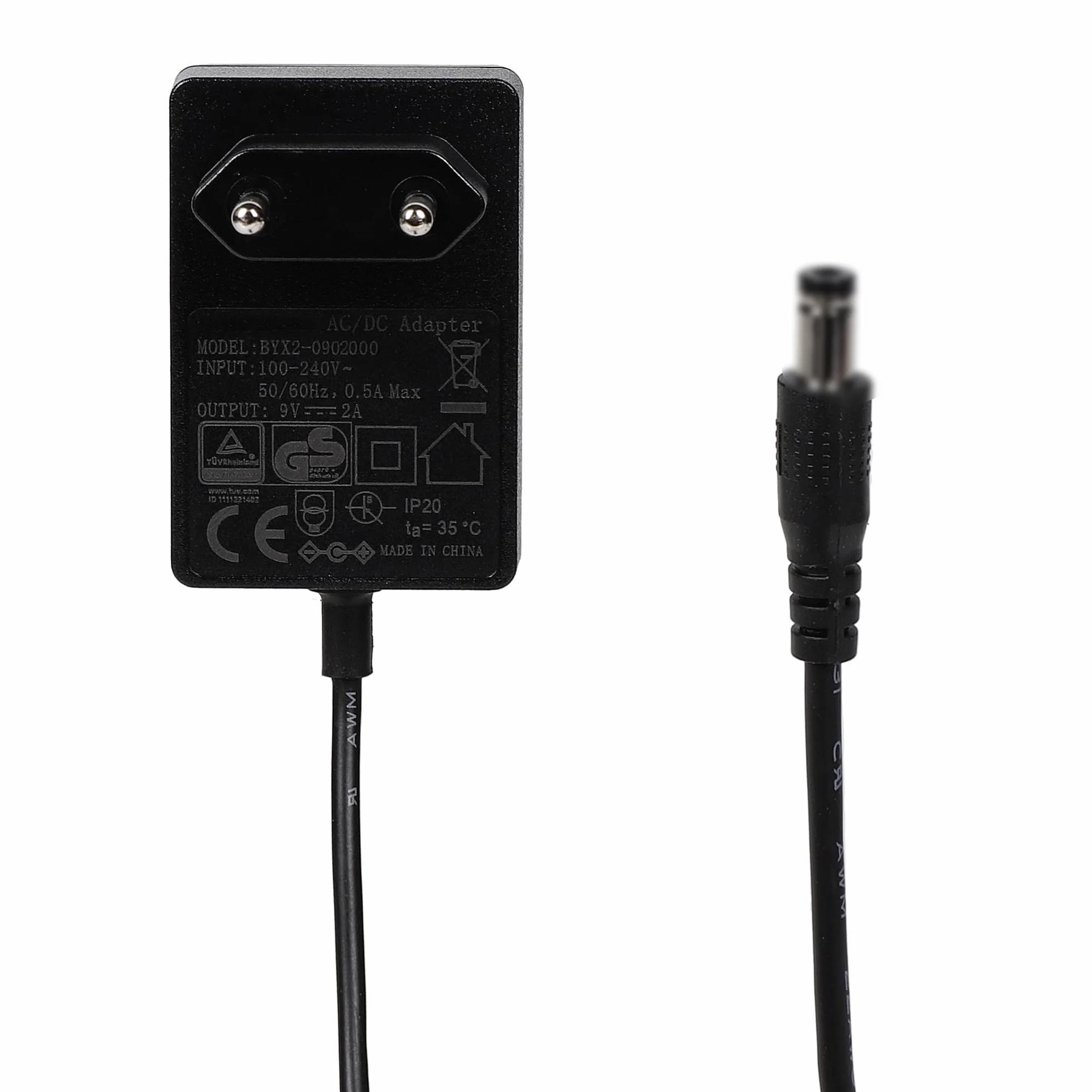 Zasilacz sieciowy 9V 2A do klawiatury Casio ToneBank CTK120 CTK520L