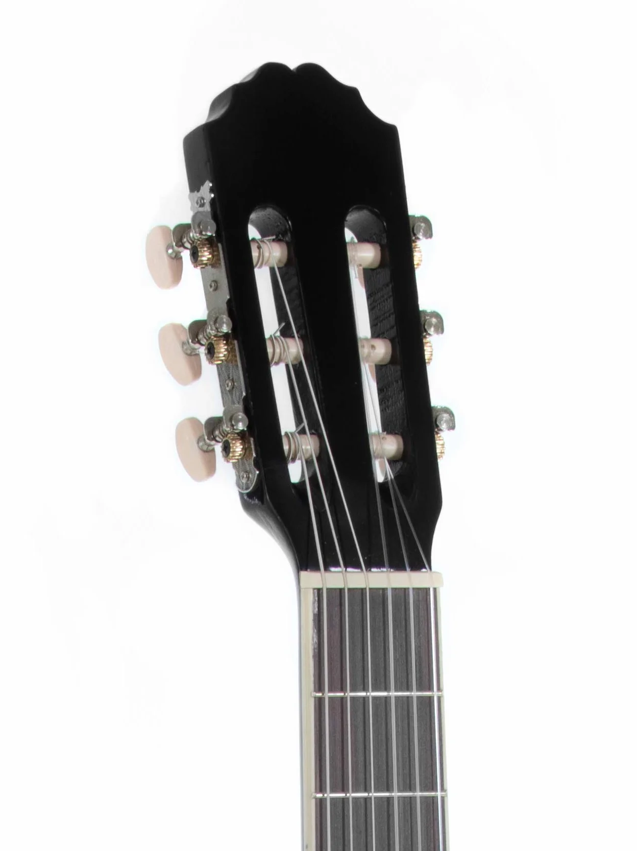 GEWA gitara klasyczna Basic 1/4, korpus lipa, podstrunnica drewno pakkaholz, chromowane maszynki, czarny