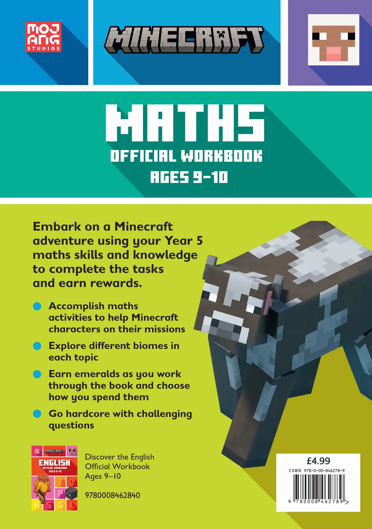Minecraft Maths Ages 9-10: Official Workbook
