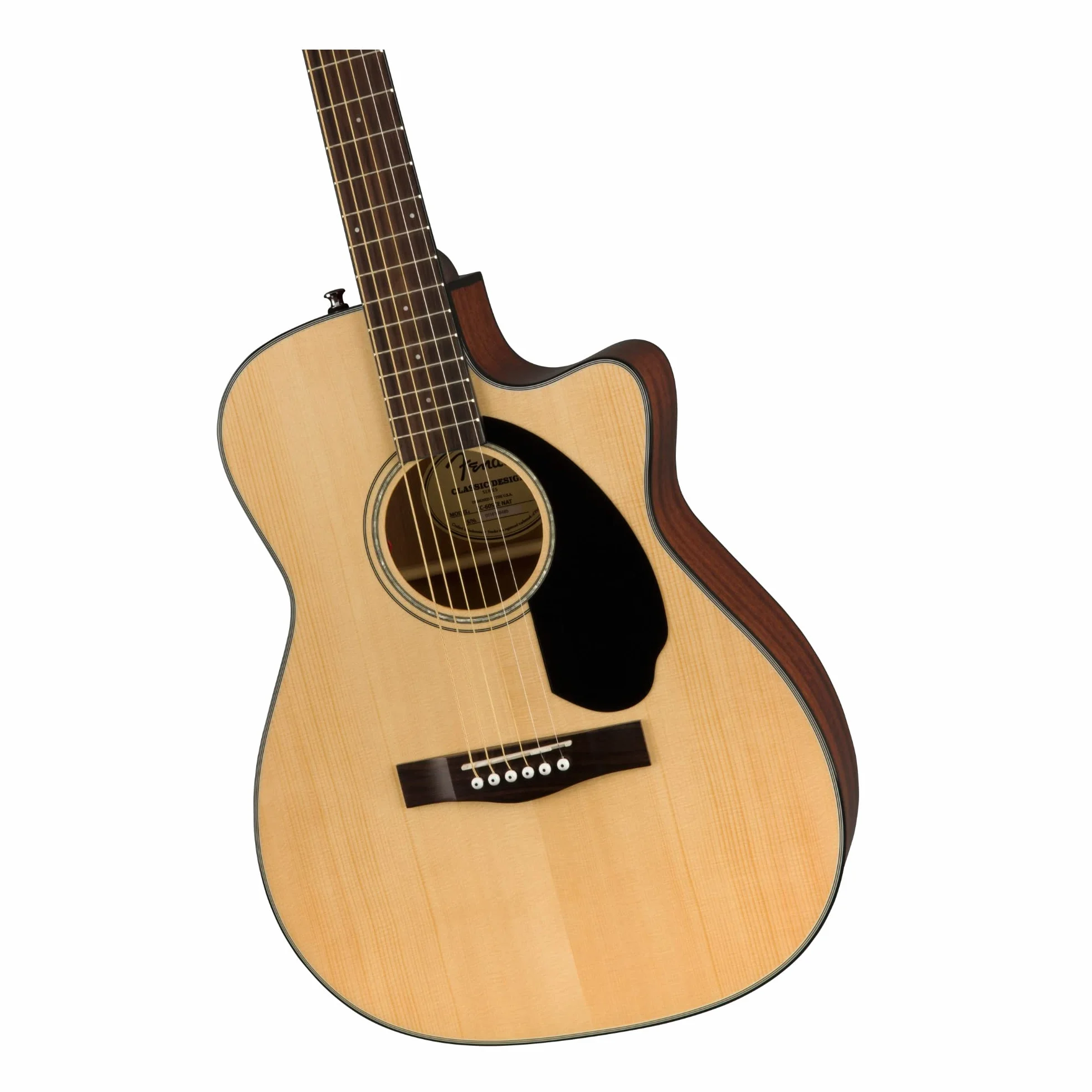 Fender CC-60SCE koncertowa gitara akustyczna, podstrunnica orzechowa, naturalna