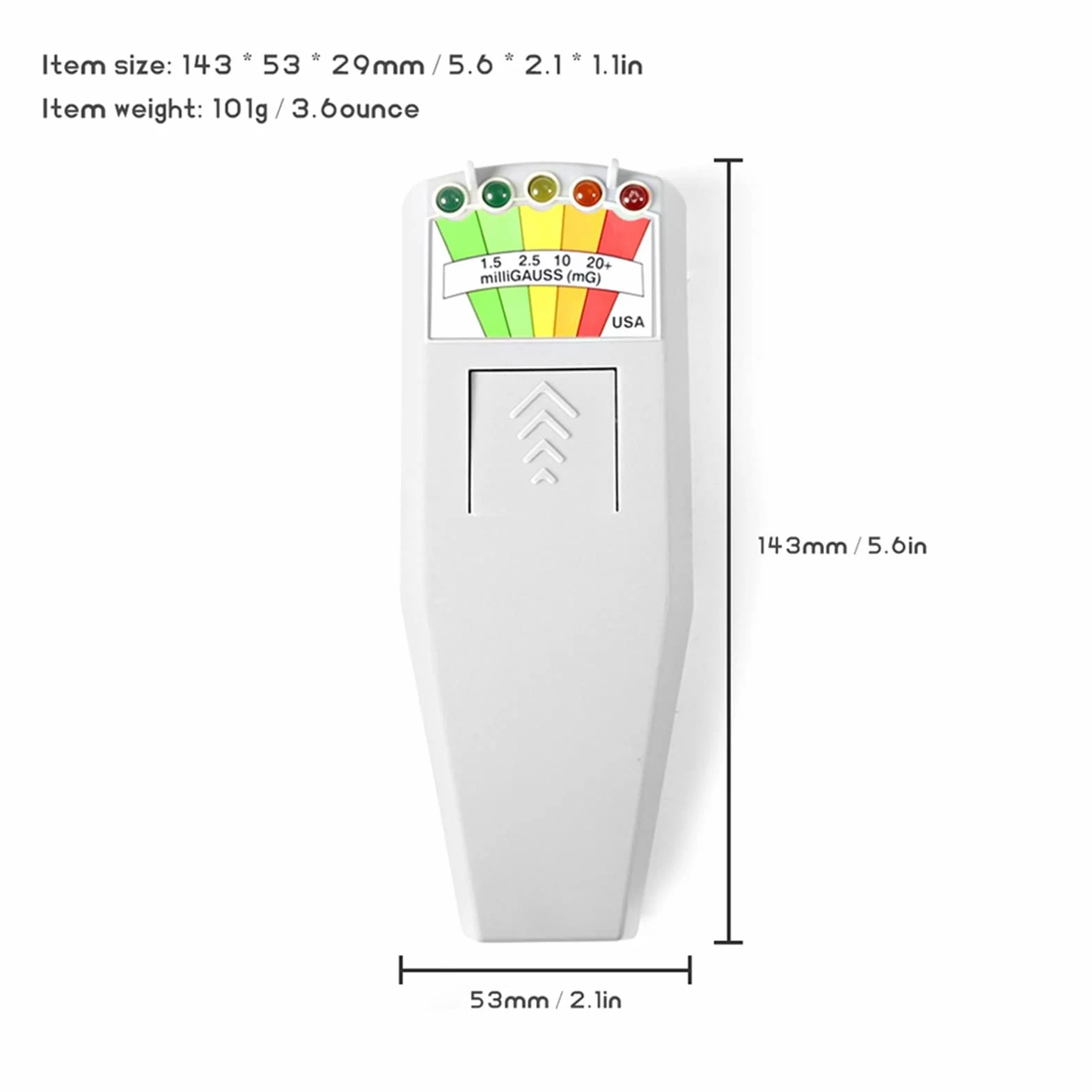 Miernik pola elektromagnetycznego K2 pole elektromagnetyczne EMF. Gauss Meter Ghost Detector Portable EMF. Detektor pola magnetycznego 5 PROWADZONY Miernik Gaussa. do inspekcji EMF w domu na zewnątrz