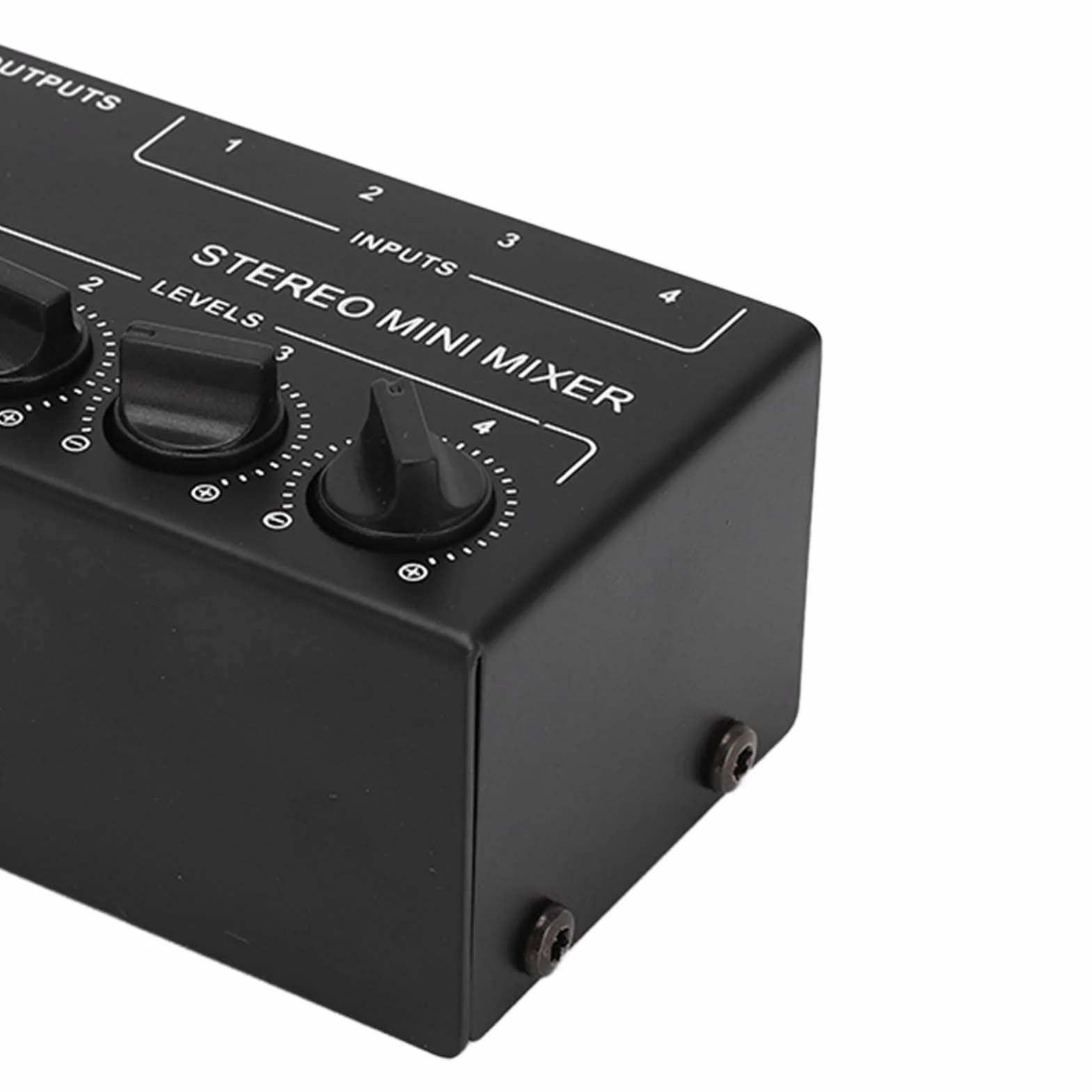 Mikser audio stereo 4 kanały pasywny do komputera telefon tablet DJ