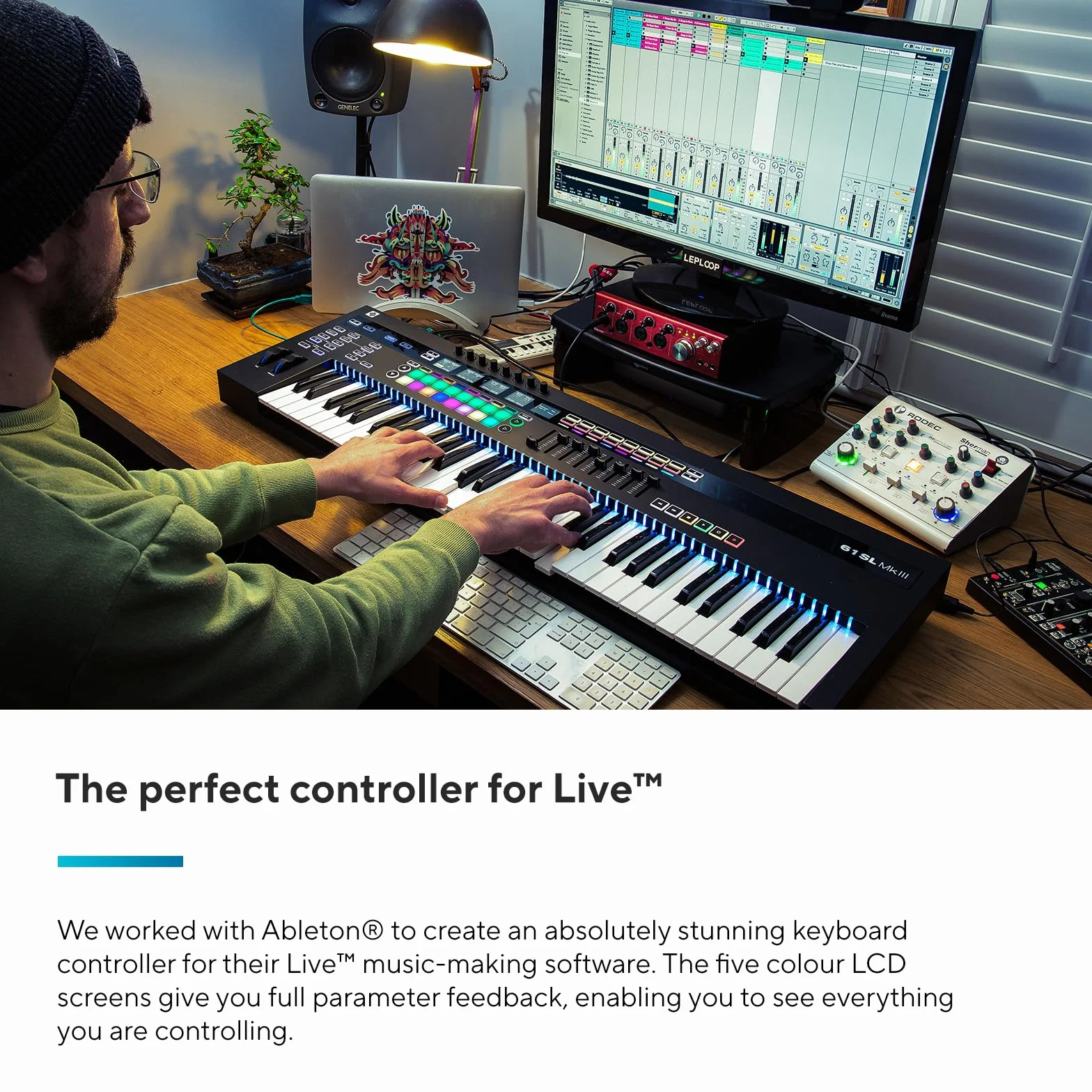 Novation 61Sl Mkiii Klawiatura Kontrolera, Czarny, 61 klawiszy