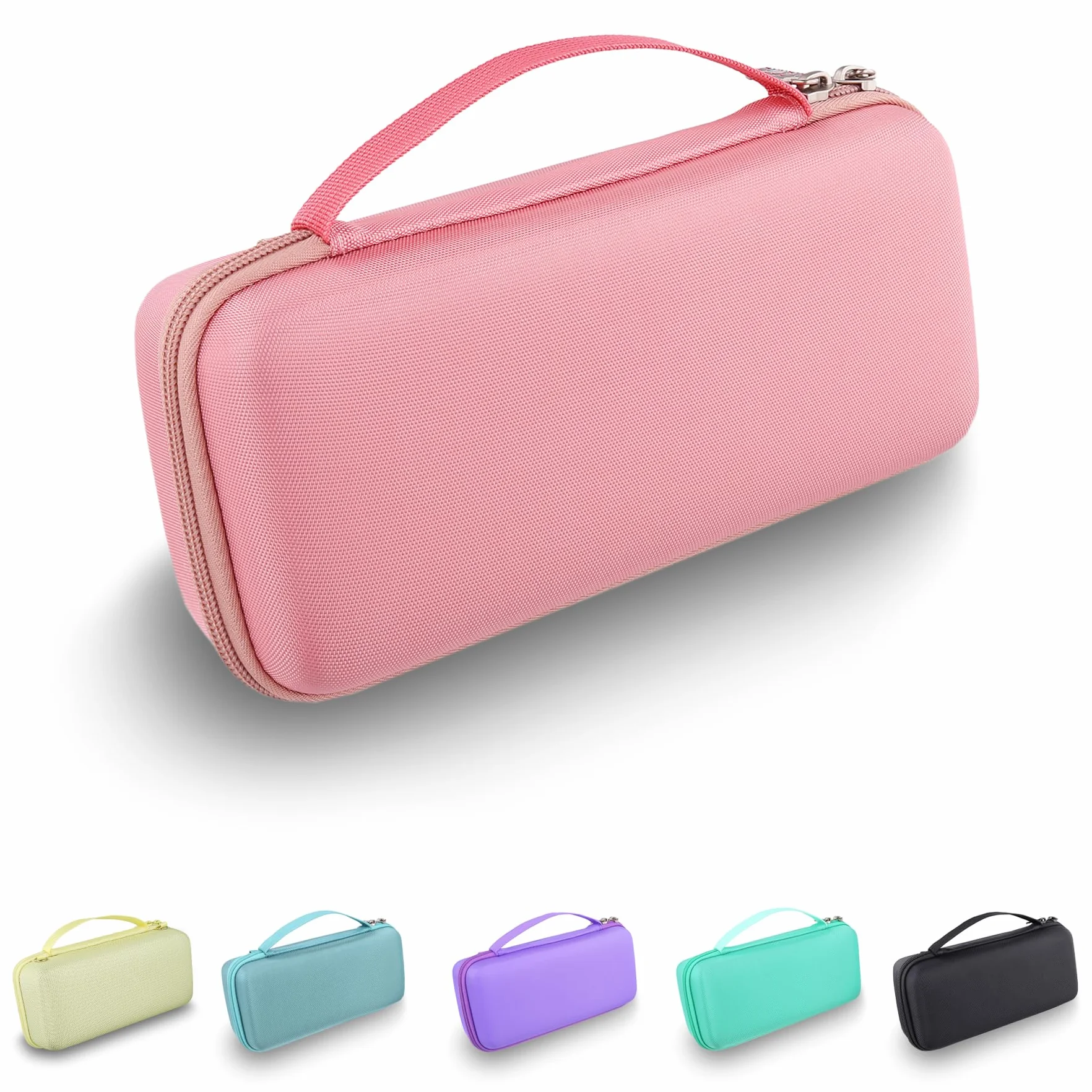 Khanka - Wymienny twardy futerał podróżny do głośnika Bluetooth Bose Soundlink MAX/Flex, Solo Case (różowy, pokrowiec Bose Flex)
